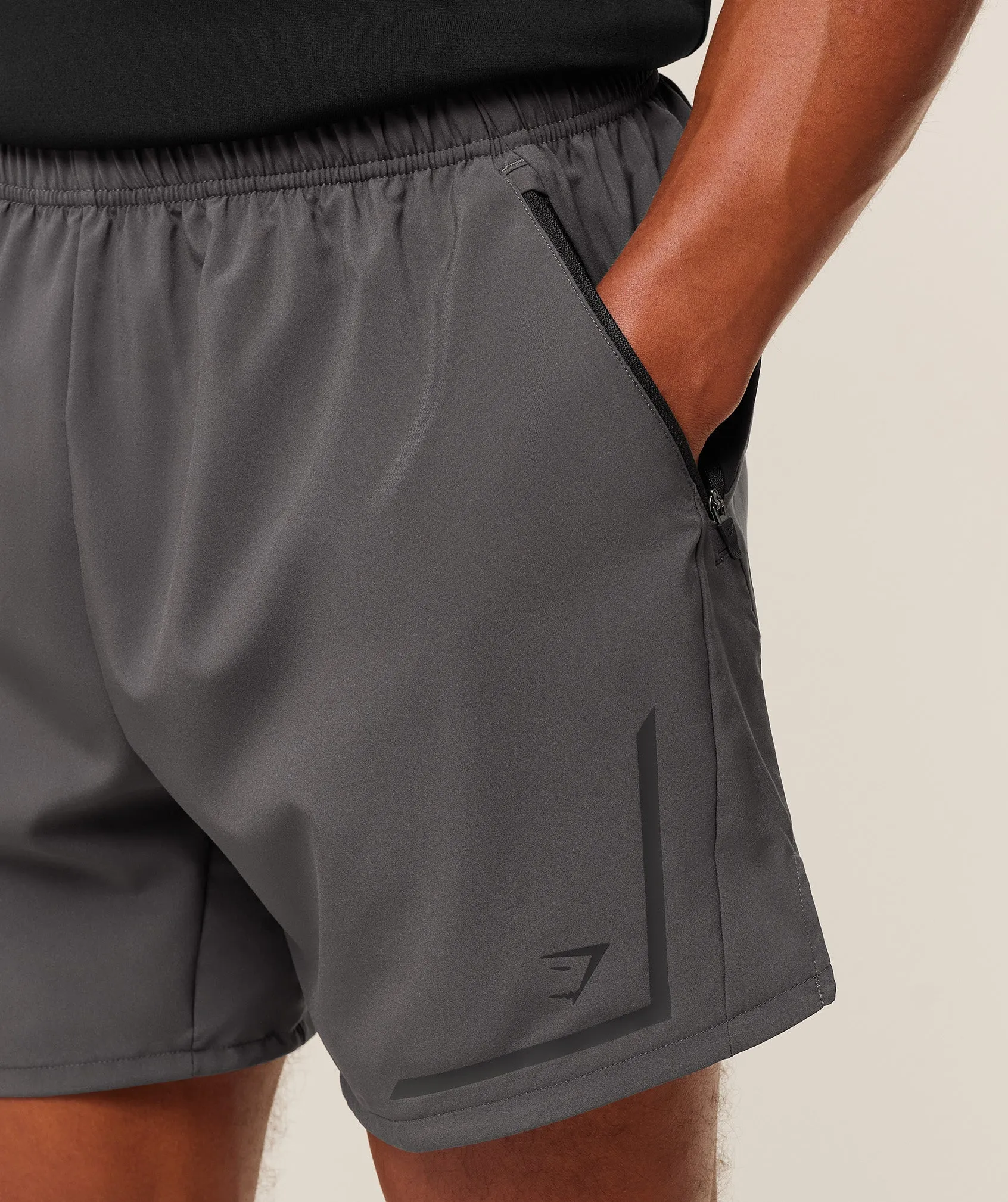 Gymshark Movement Sport 5" Shorts - Grey sold by Gymshark product image thumbnail 4
