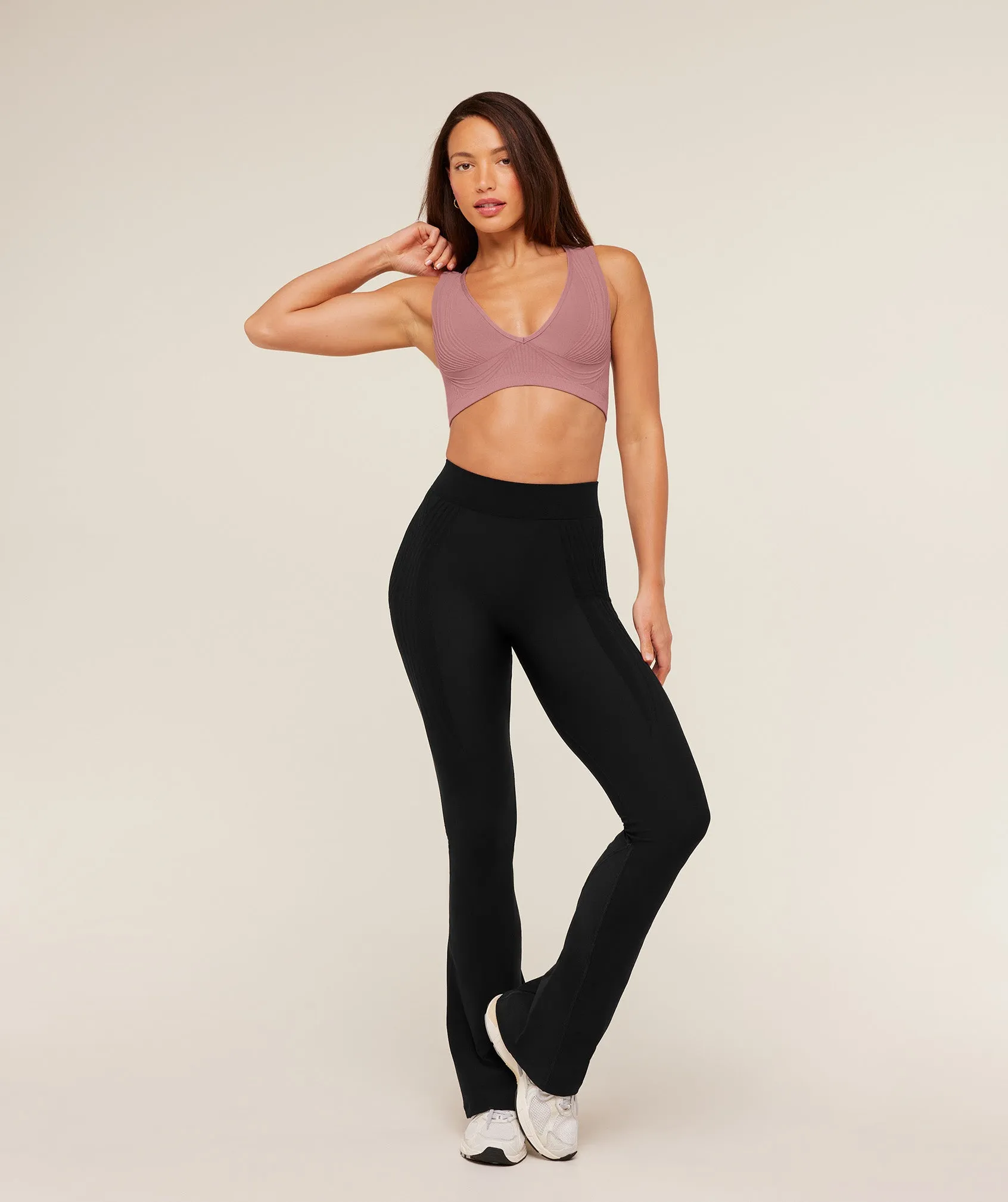 Gymshark Luxe Light Support Sports Bra - Calm Pink sold by Gymshark product image thumbnail 4