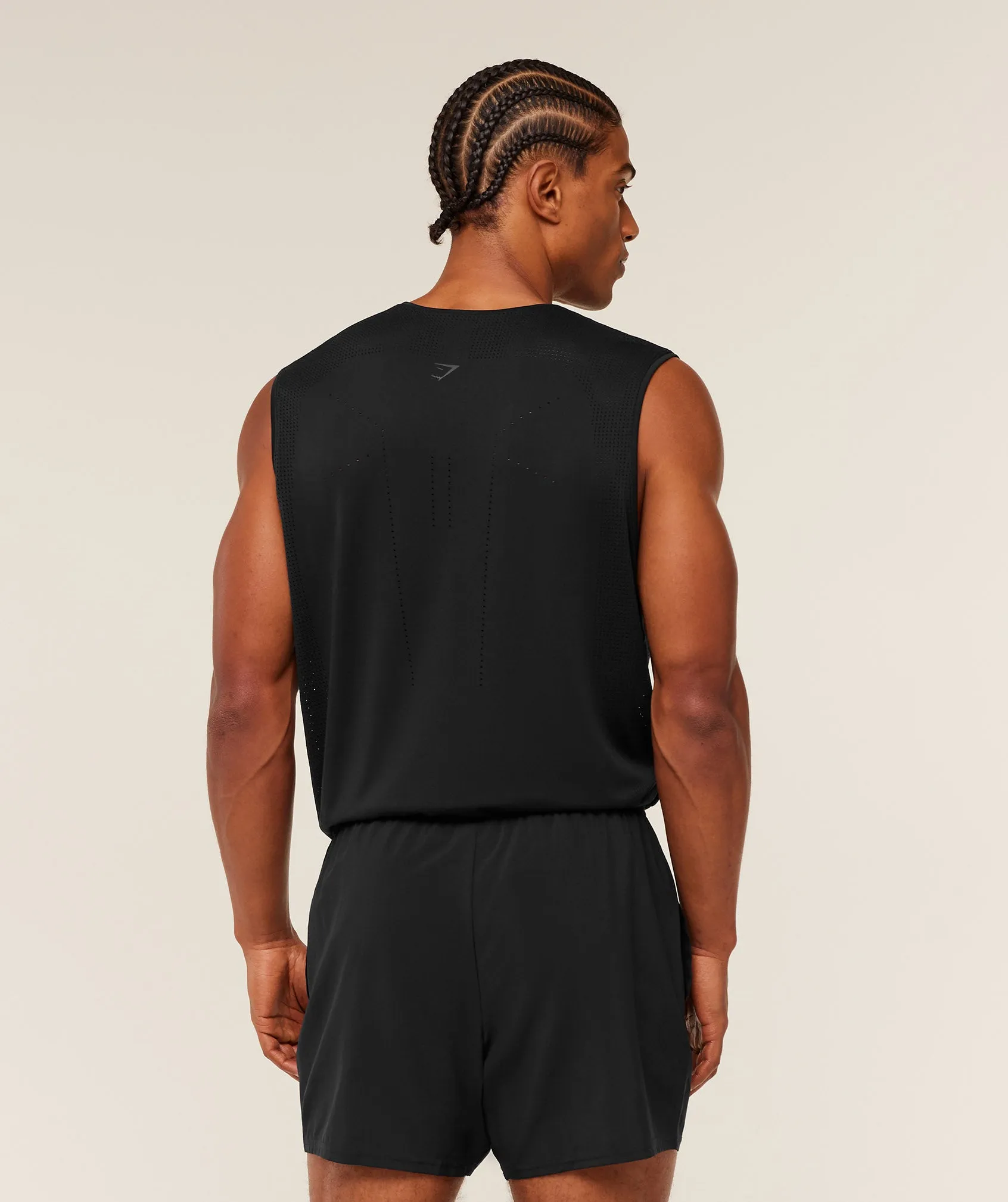 Gymshark Distance Seamless Tank - Black sold by Gymshark product image thumbnail 2