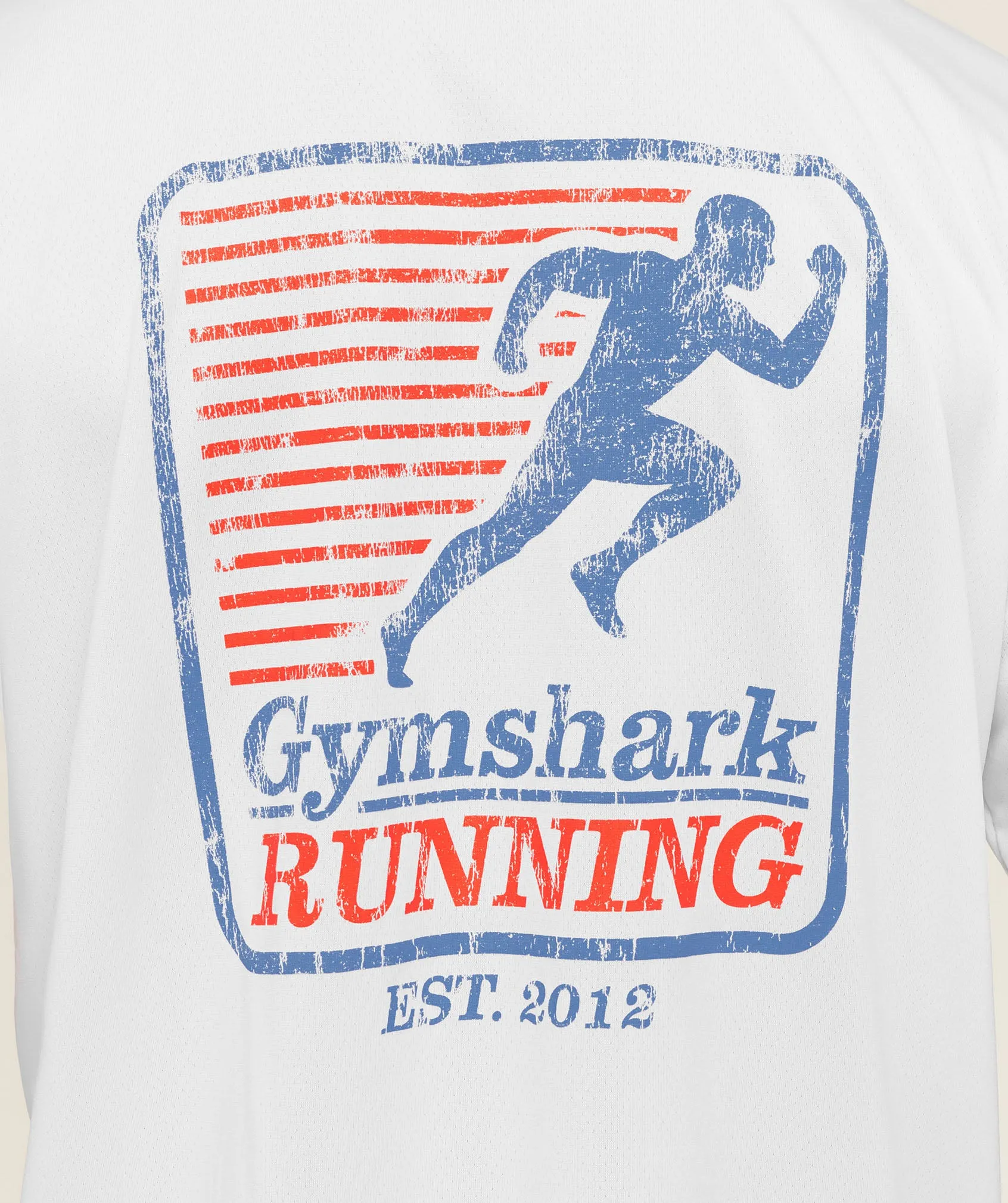 Gymshark Run Club Graphic T-Shirt - GS White sold by Gymshark product image thumbnail 5