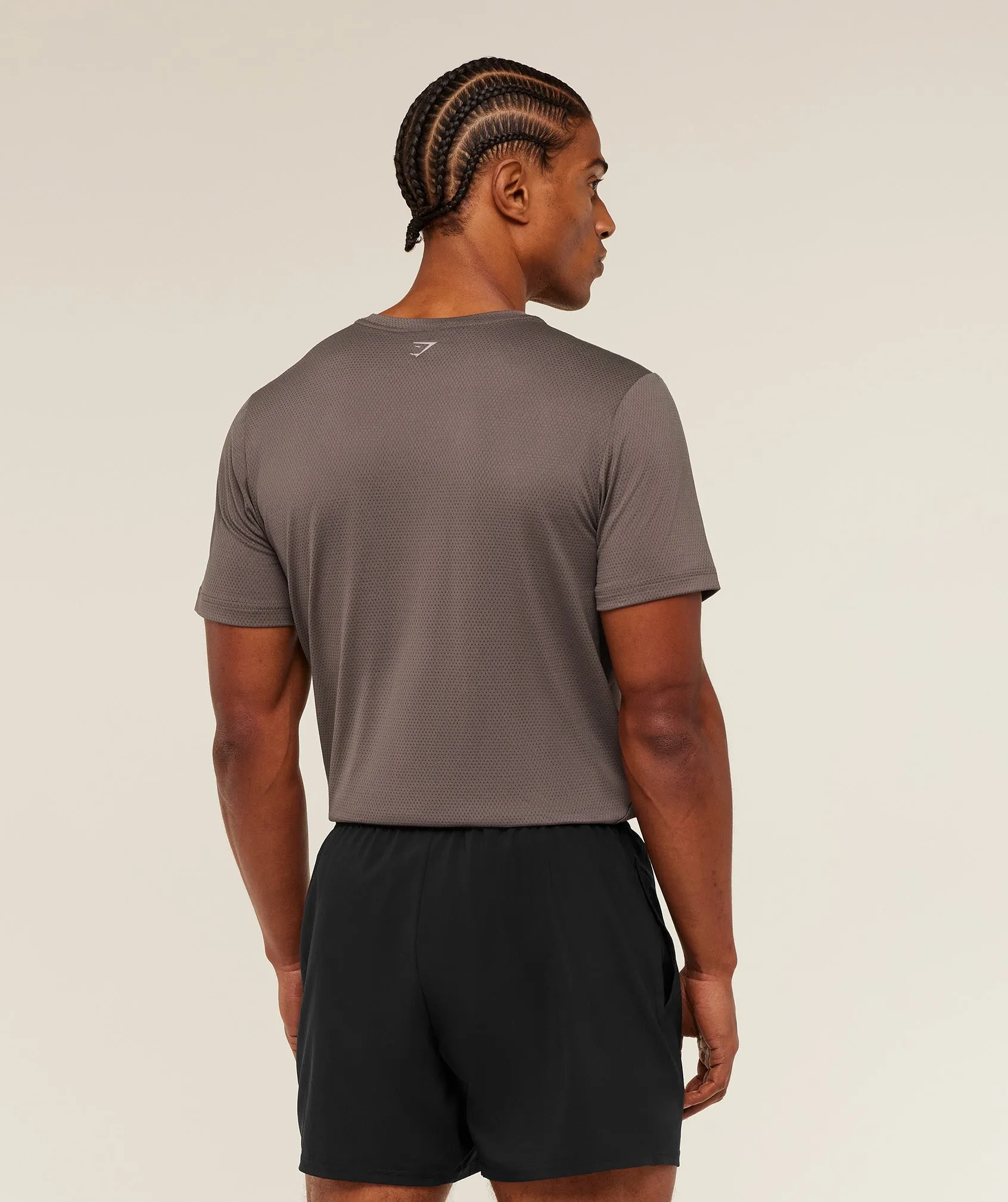 Gymshark Built For More T-Shirt - Cool Brown sold by Gymshark product image thumbnail 2