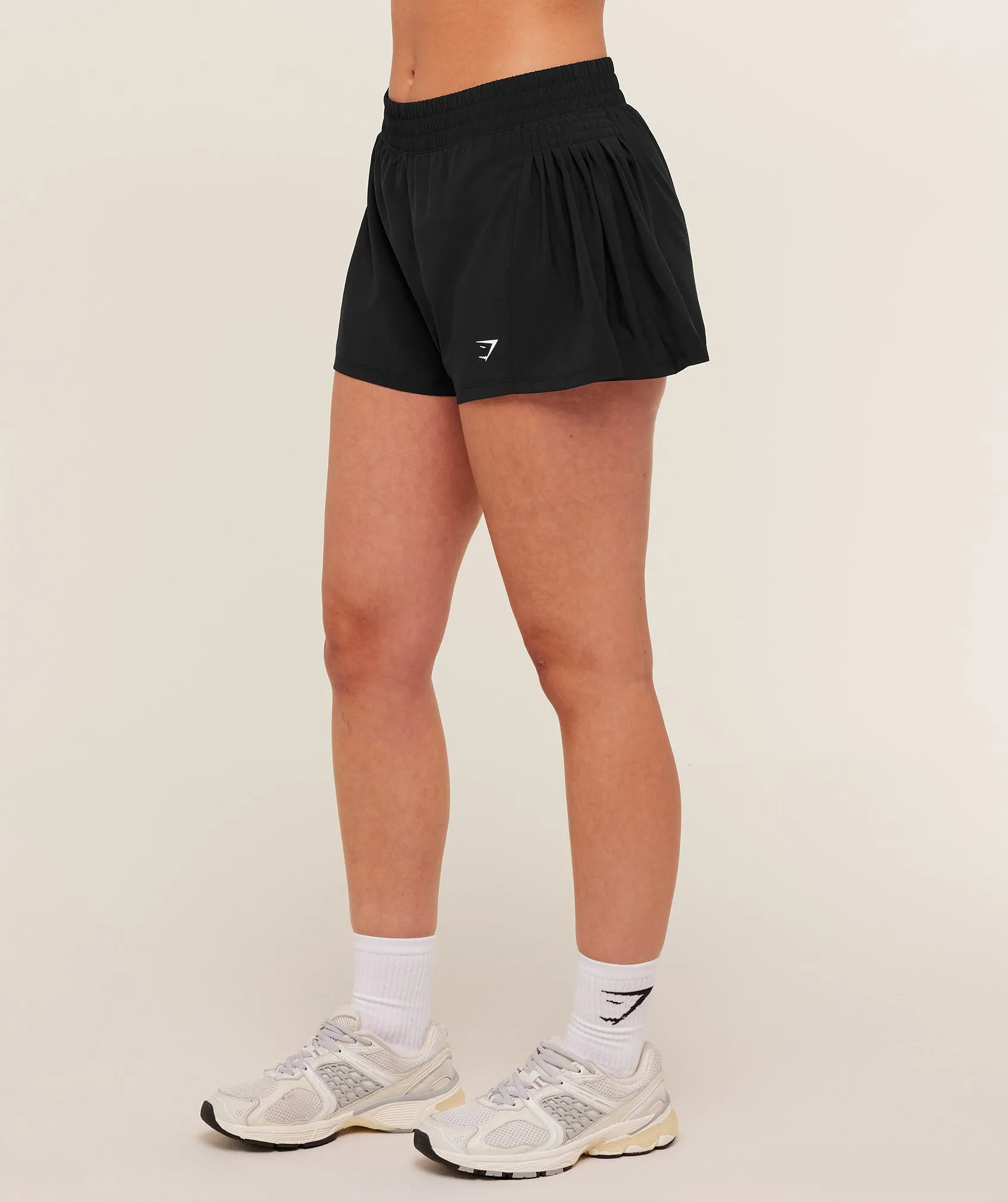 Gymshark Flutter Woven Shorts - GS Black sold by Gymshark product image thumbnail 3