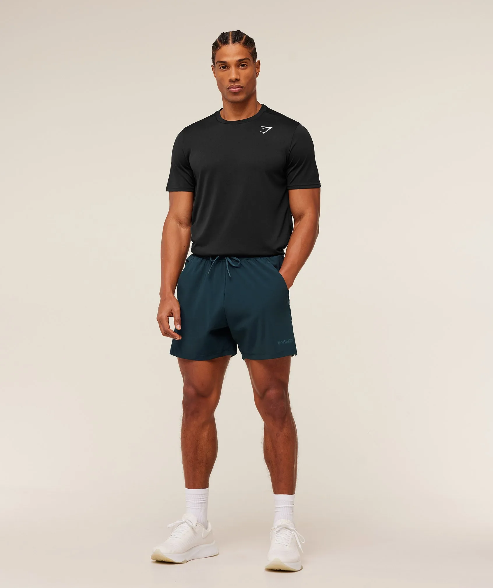 Gymshark Active Rest 6" Shorts - Deep Petrol Blue sold by Gymshark product image thumbnail 4
