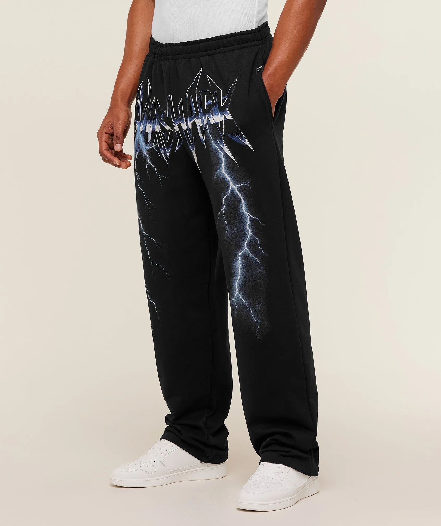 Gymshark Eagle Band Style Graphic Straight Leg Pant - GS Black sold by Gymshark product image thumbnail 3