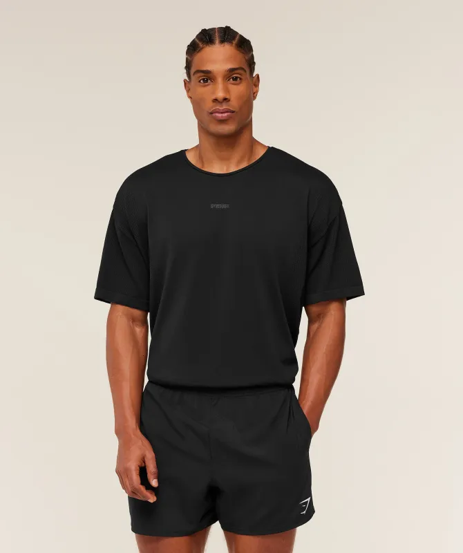 Gymshark Distance Seamless T-Shirt - Black sold by Gymshark