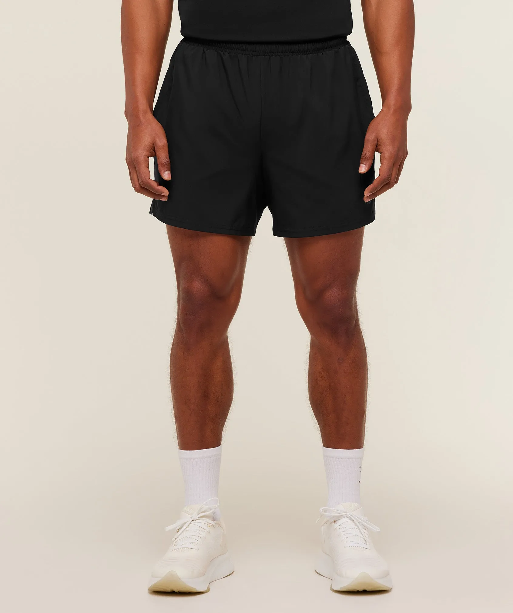 Gymshark Arrival Contrast Shorts - Black/Onyx Grey sold by Gymshark