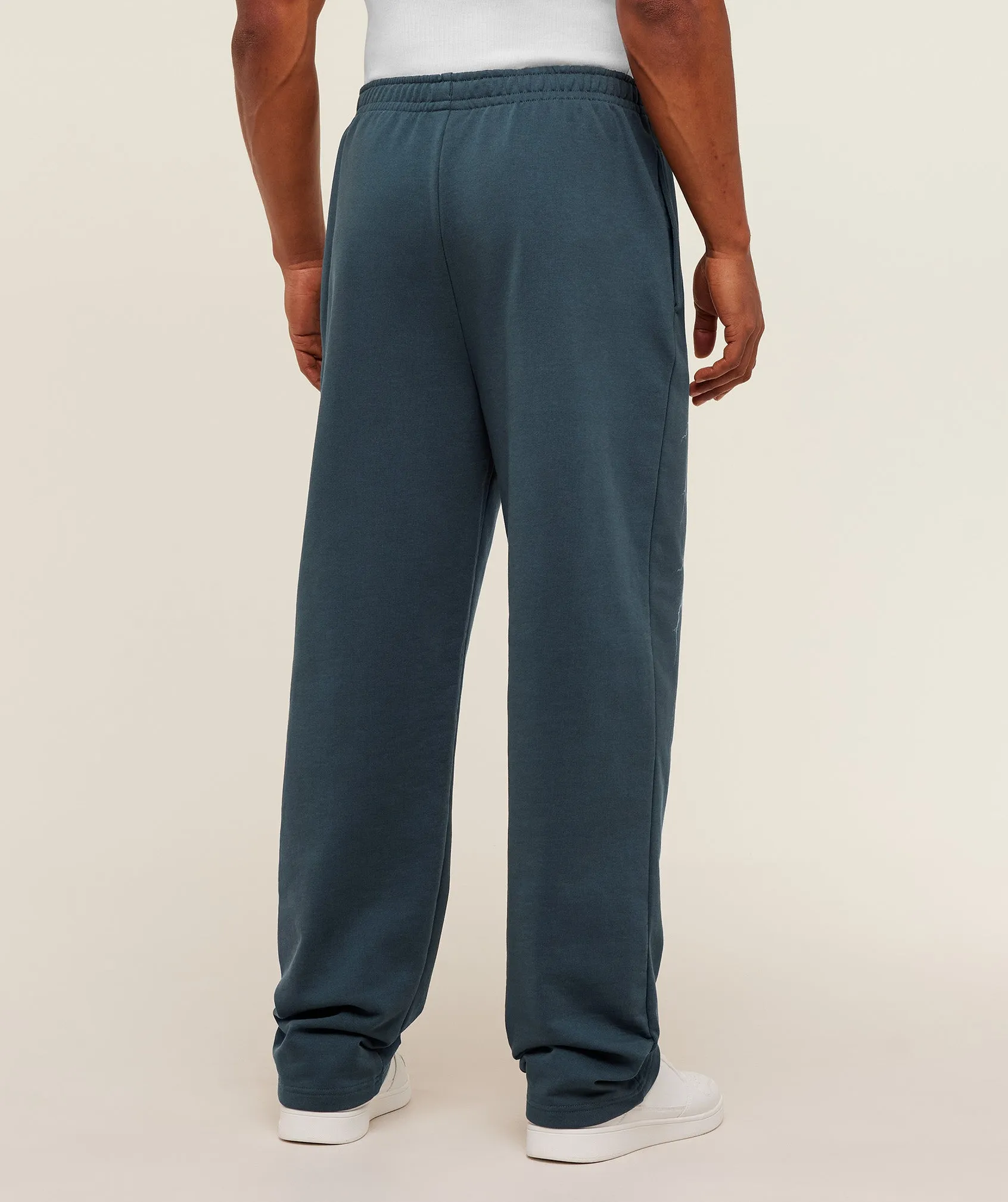 Gymshark Eagle Band Style Graphic Straight Leg Pant - GS Stealth Blue sold by Gymshark product image thumbnail 3