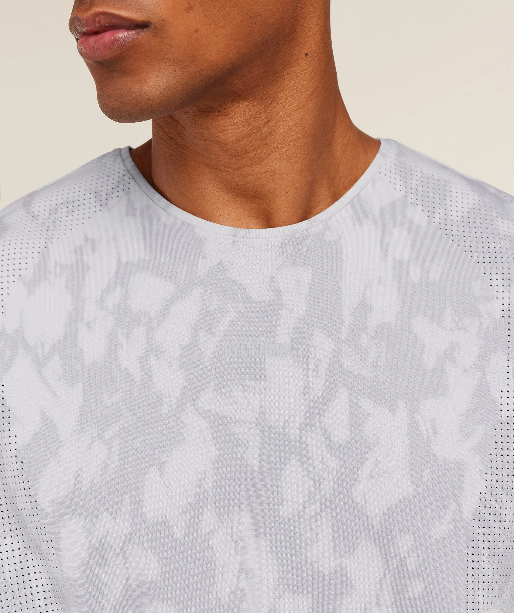 Gymshark Distance Seamless Tank - Light Grey / Light Grey / ACID WASH sold by Gymshark product image thumbnail 4