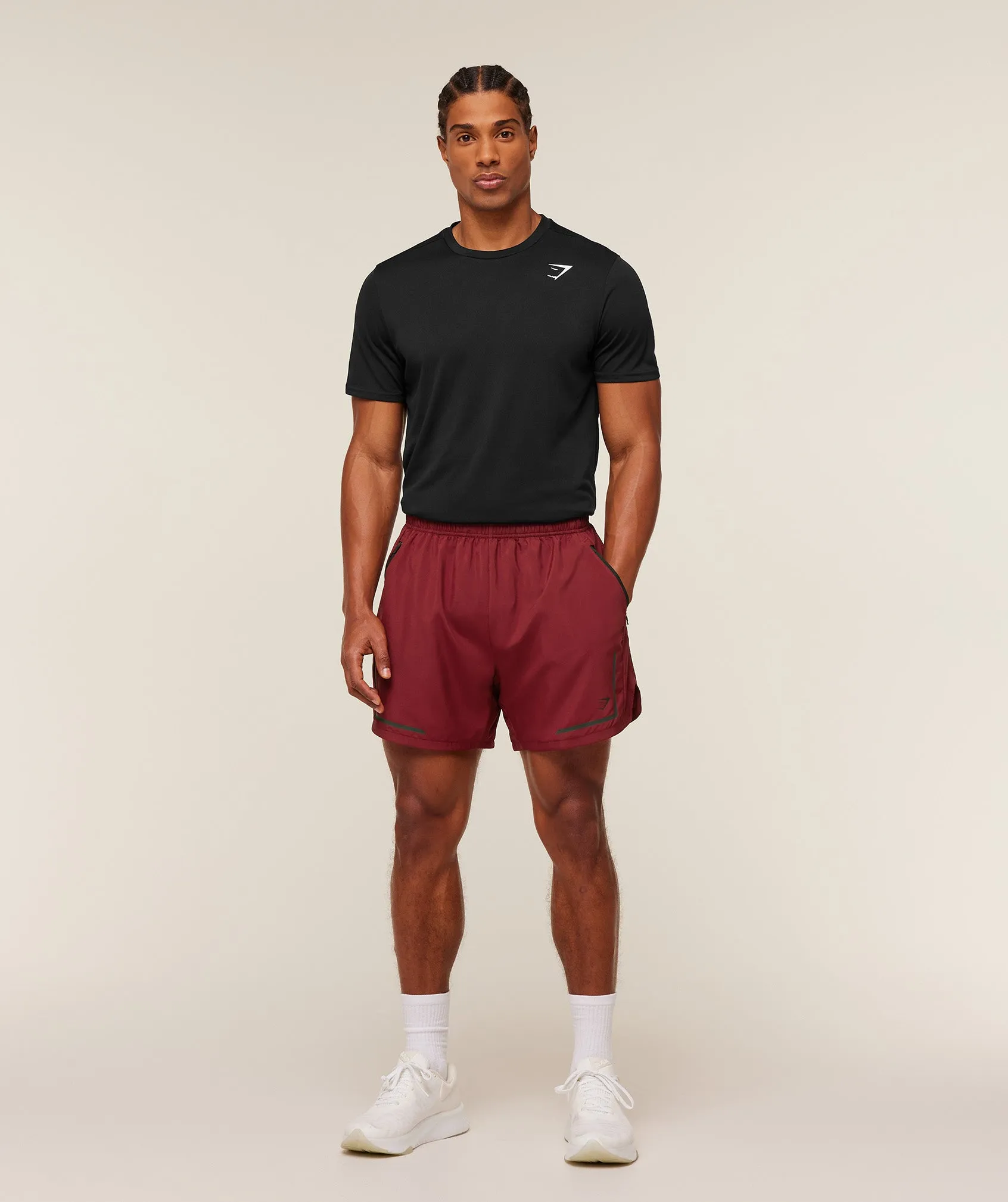 Gymshark Movement Sport 5" Short - Sets Red sold by Gymshark product image thumbnail 4