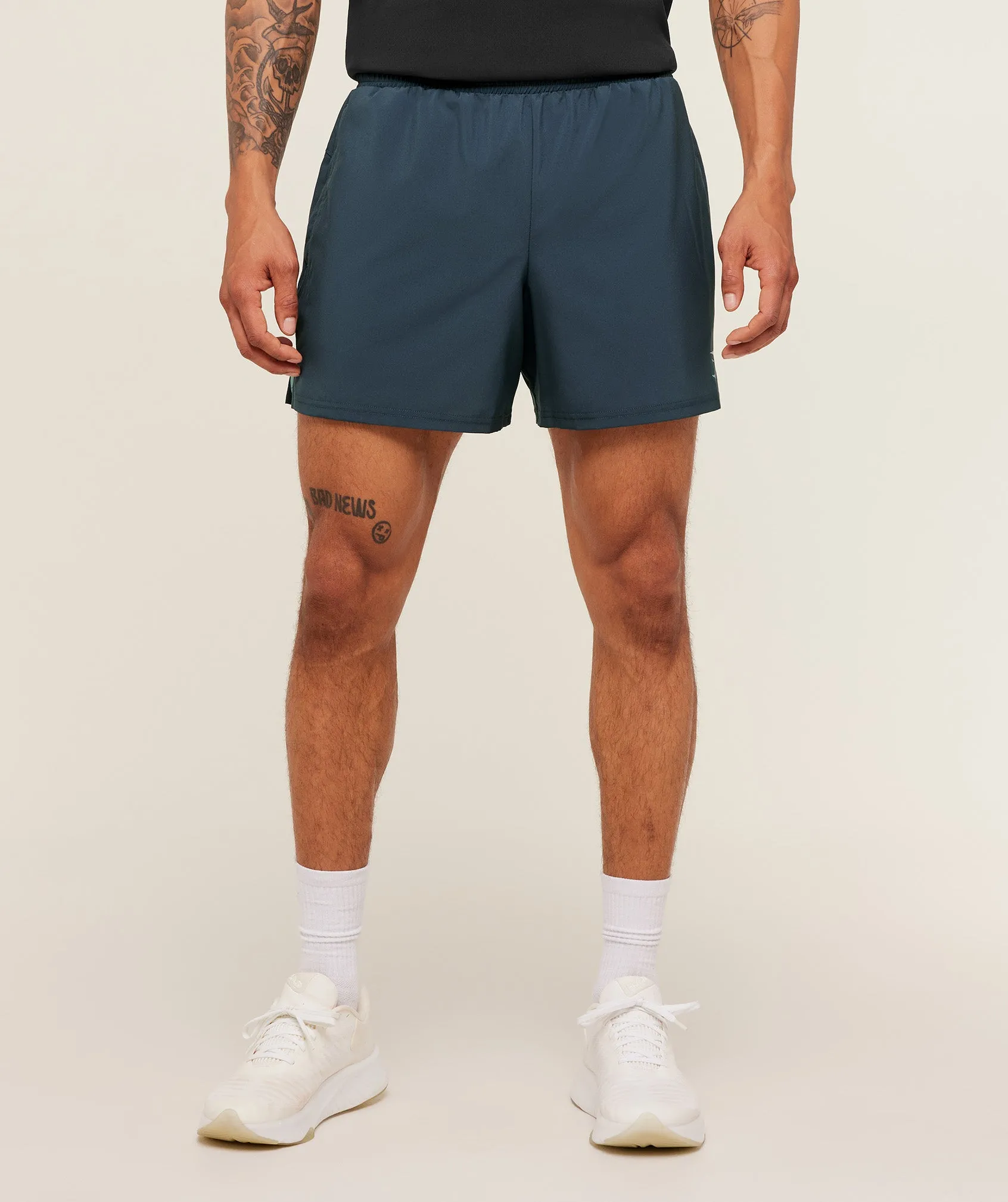 Gymshark Arrival Contrast Shorts - Stealth Blue / Flow Blue sold by Gymshark