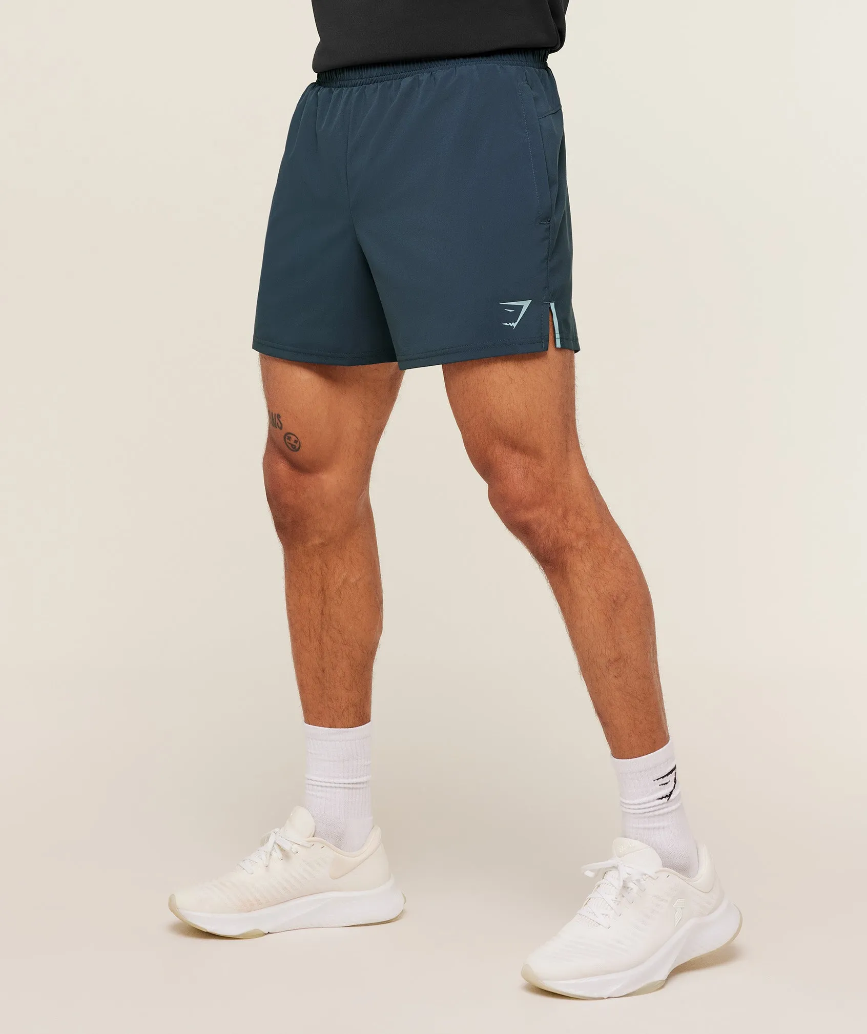 Gymshark Arrival Contrast Shorts - Stealth Blue / Flow Blue sold by Gymshark product image thumbnail 2