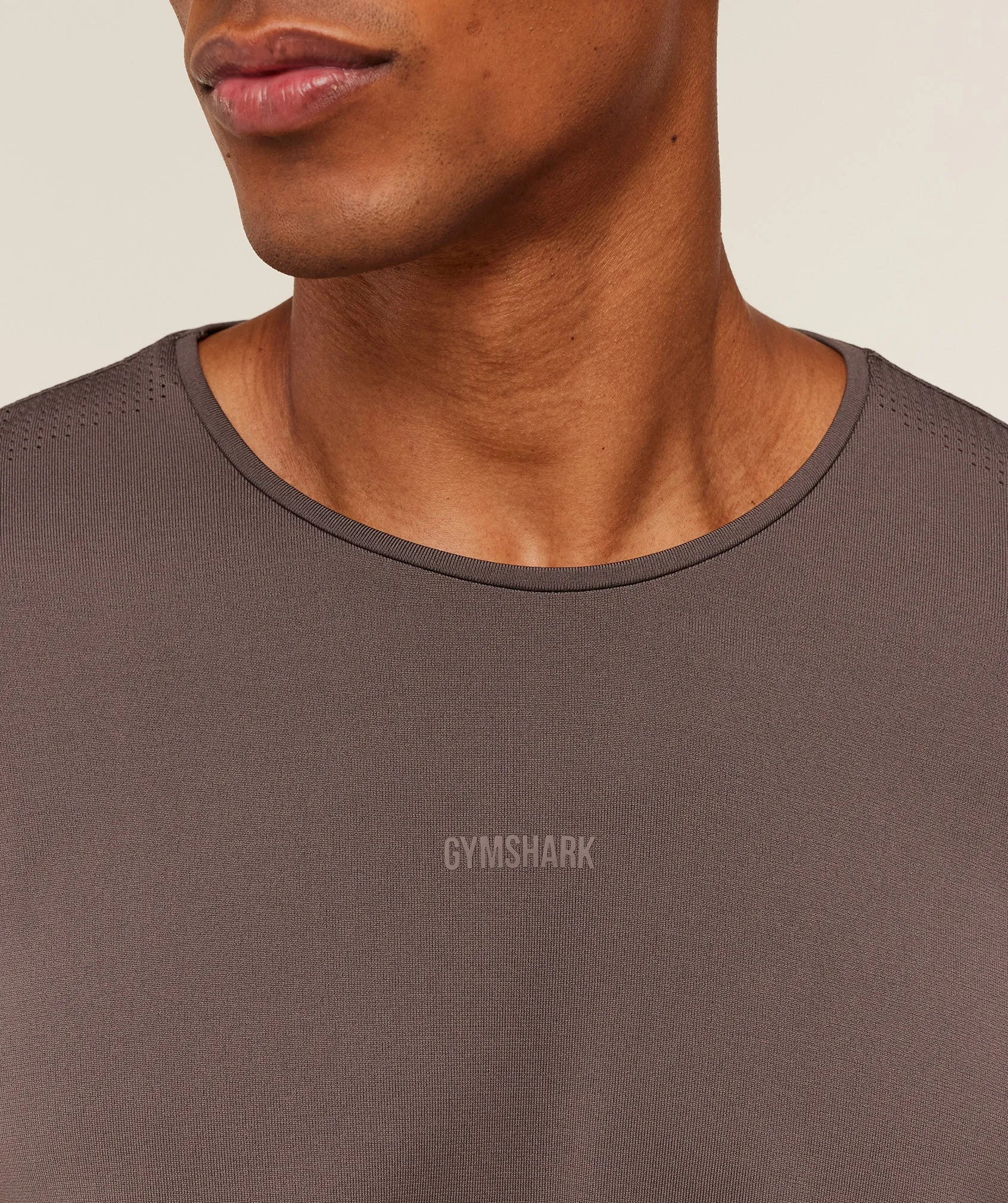 Gymshark Distance Seamless T-Shirt - Cool Brown / Cool Brown sold by Gymshark product image thumbnail 5