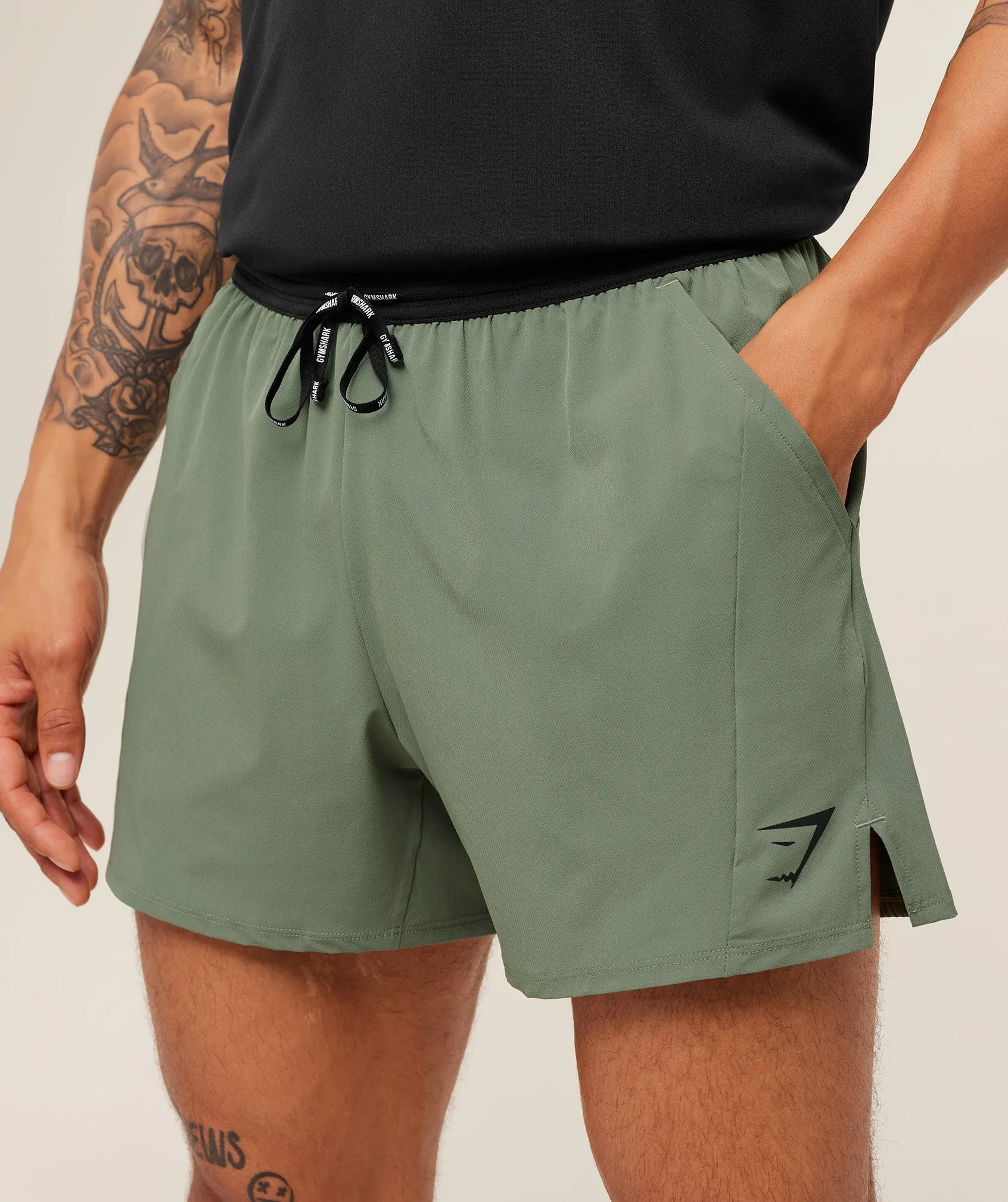 Gymshark Weekend Shorts - GS Unit Green sold by Gymshark product image thumbnail 5
