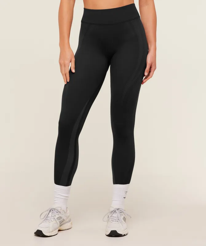 Gymshark Weekend Seamless Leggings - GS Black/GS Asphalt Grey sold by Gymshark