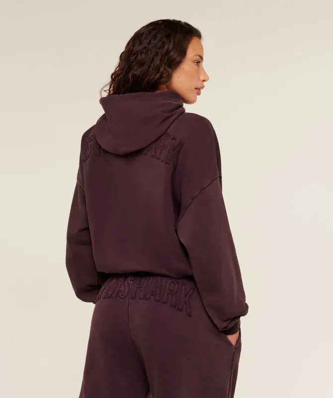 Gymshark Power Washed Oversized Hoodie - Cherry Purple/Acid Wash made by Gymshark