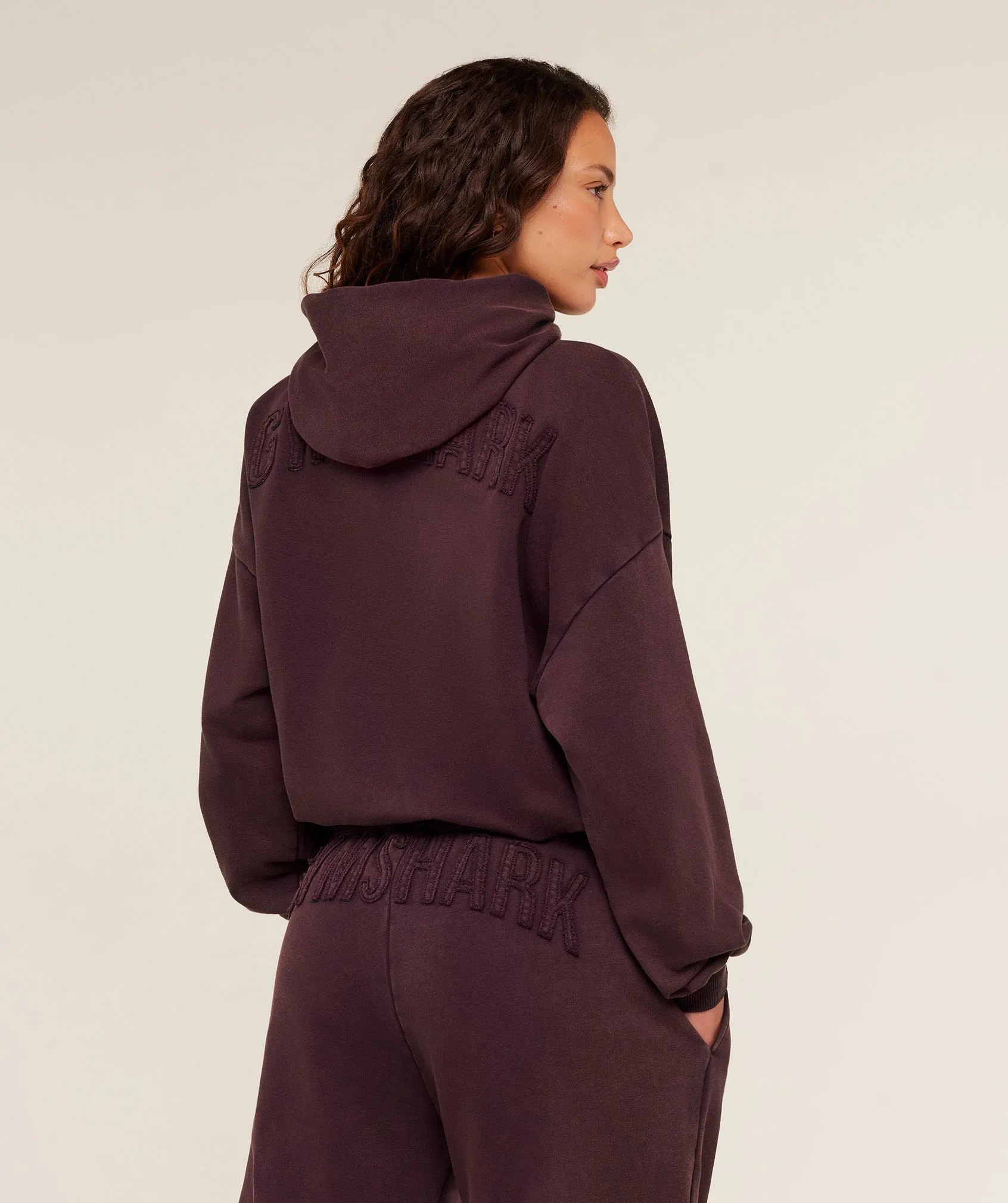 Gymshark Power Washed Oversized Hoodie - Cherry Purple/Acid Wash sold by Gymshark
