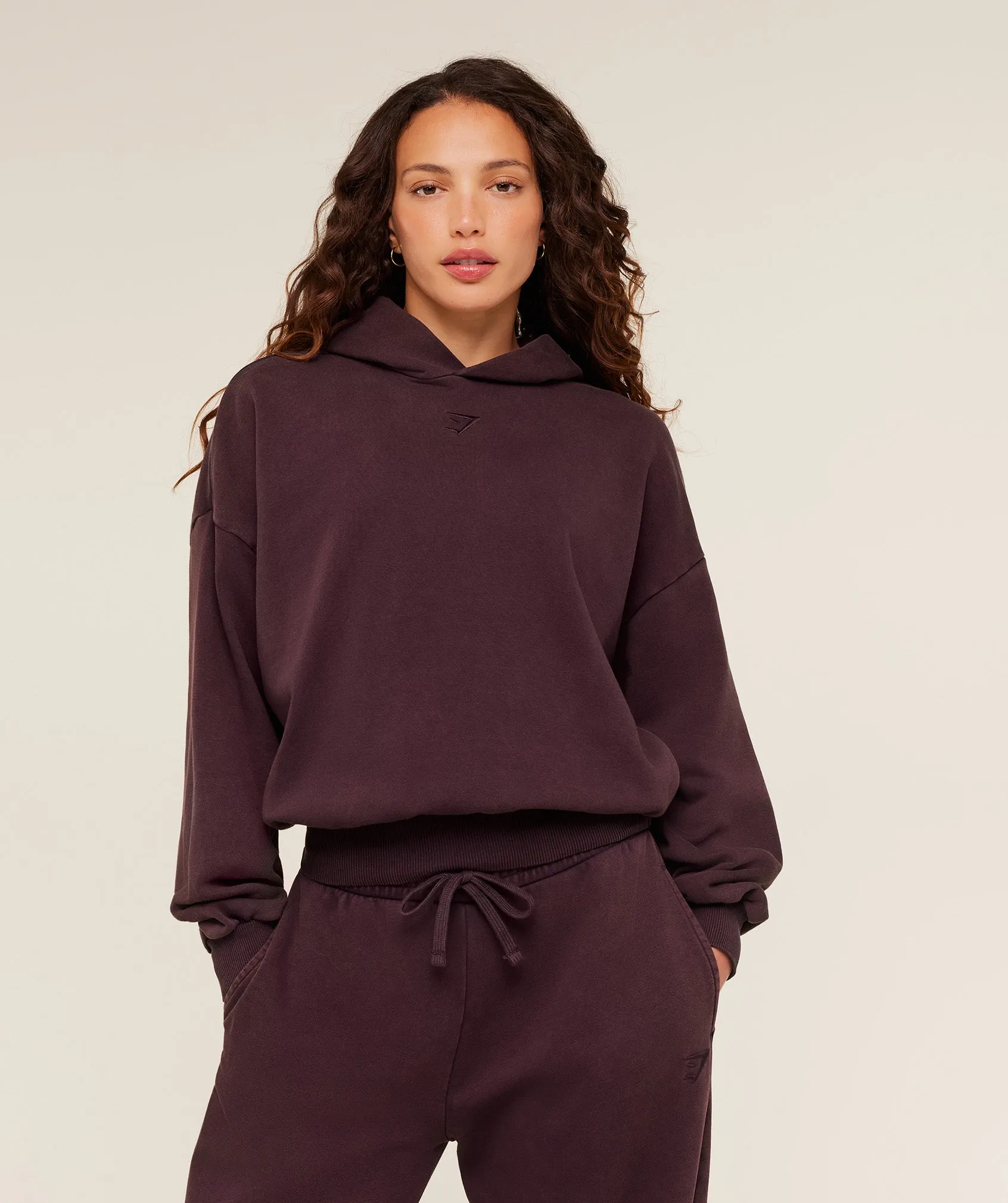Gymshark Power Washed Oversized Hoodie - Cherry Purple/Acid Wash sold by Gymshark product image thumbnail 2