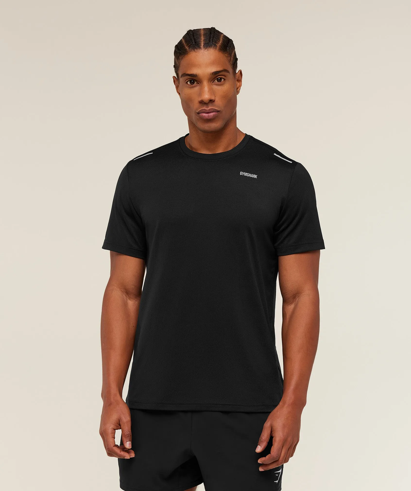 Gymshark Built For More T-Shirt - GS Black sold by Gymshark product image thumbnail 4