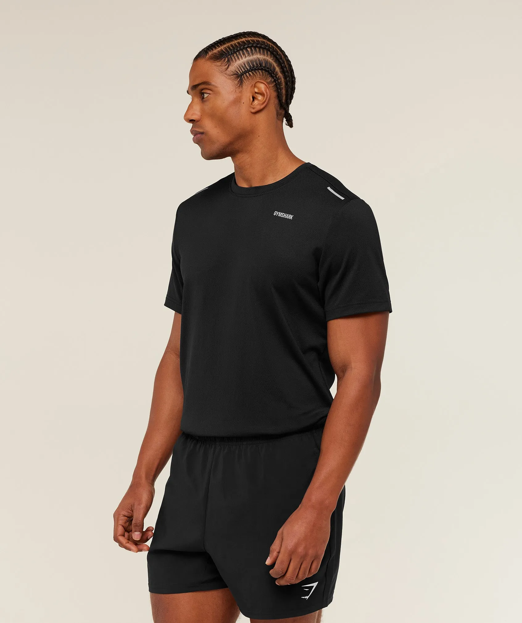 Gymshark Built For More T-Shirt - GS Black sold by Gymshark product image thumbnail 3