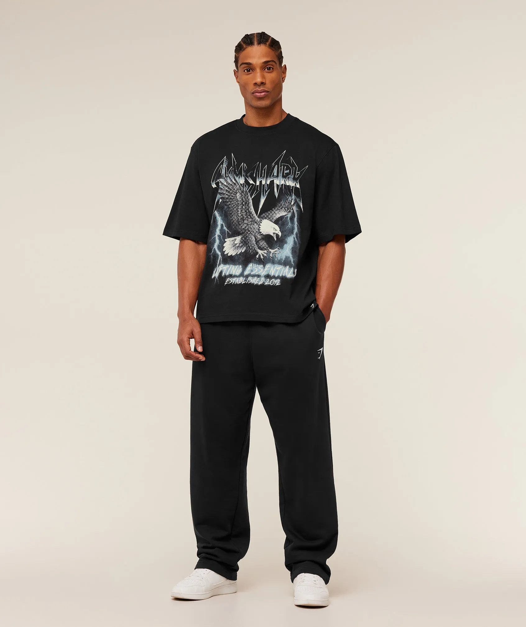 Gymshark Eagle Band Style Graphic T-Shirt - GS Black sold by Gymshark product image thumbnail 5