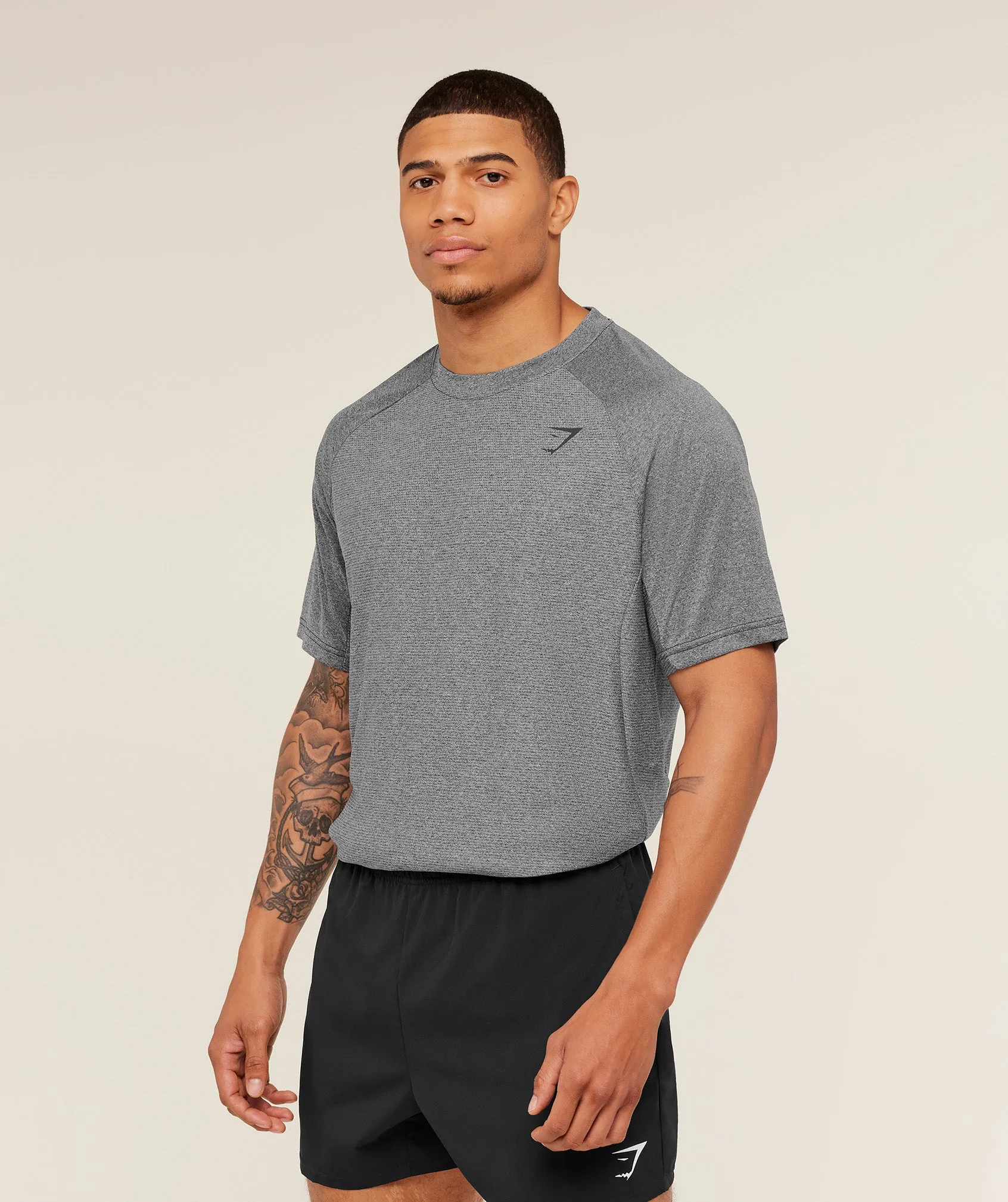 Gymshark Weekend T-Shirt - Black/Onyx Grey sold by Gymshark product image thumbnail 2