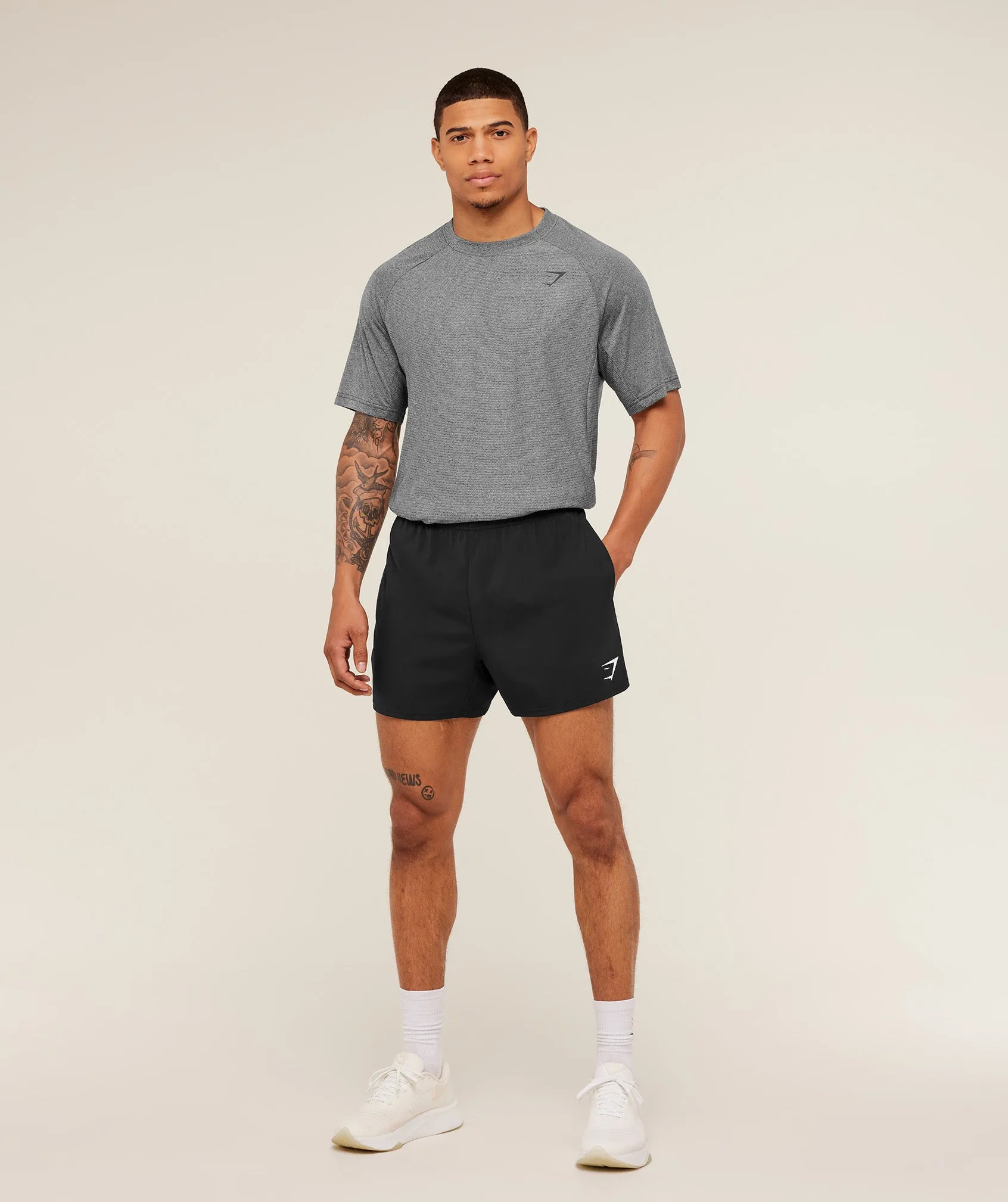 Gymshark Weekend T-Shirt - Black/Onyx Grey sold by Gymshark product image thumbnail 5