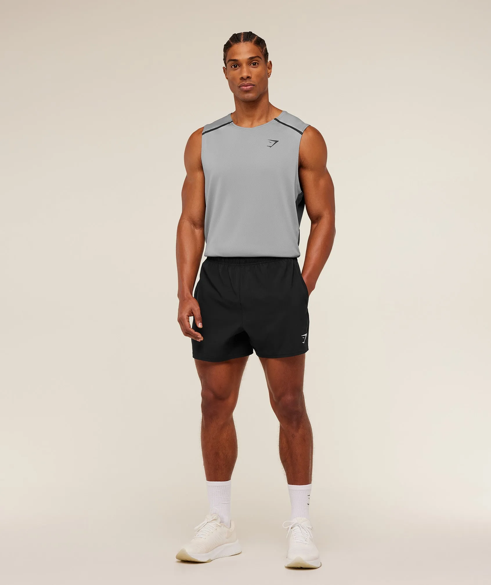 Gymshark Arrival Contrast Tank - Smokey Grey / Onyx Grey sold by Gymshark product image thumbnail 5