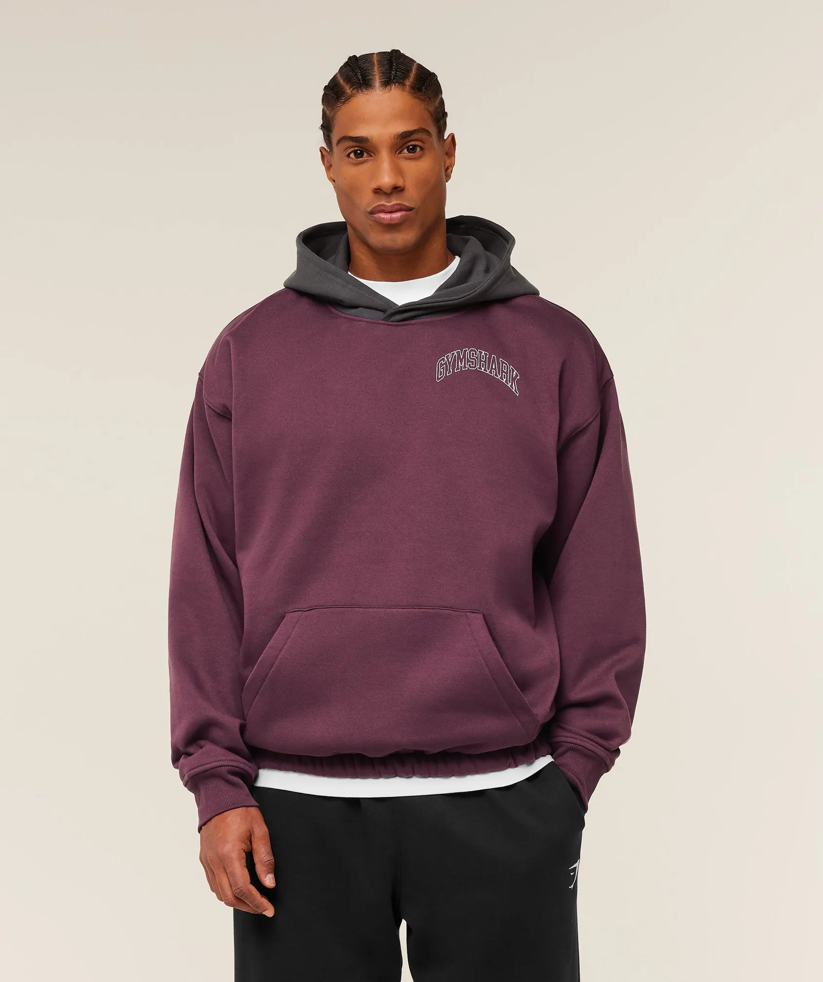 Gymshark Collegiate Tech Hoodie - GS Impact Burgundy sold by Gymshark