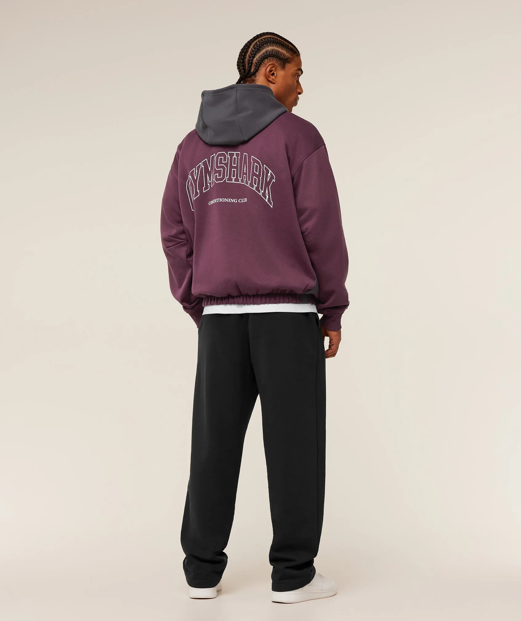 Gymshark Collegiate Tech Hoodie - GS Impact Burgundy sold by Gymshark product image thumbnail 4