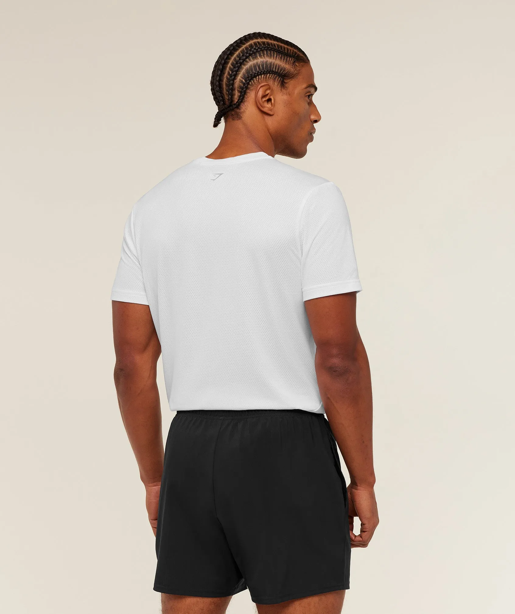 Gymshark Built For More T-Shirt - GS White sold by Gymshark product image thumbnail 2