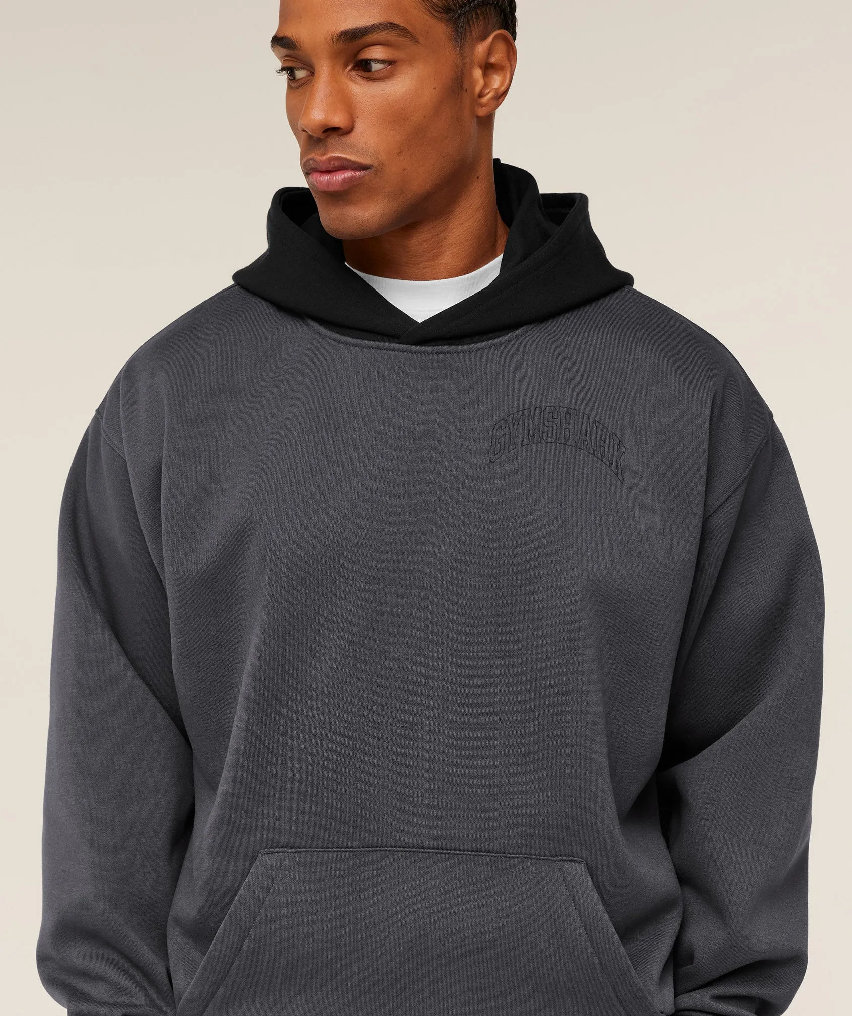 Gymshark Collegiate Tech Hoodie - Onyx Grey sold by Gymshark product image thumbnail 5