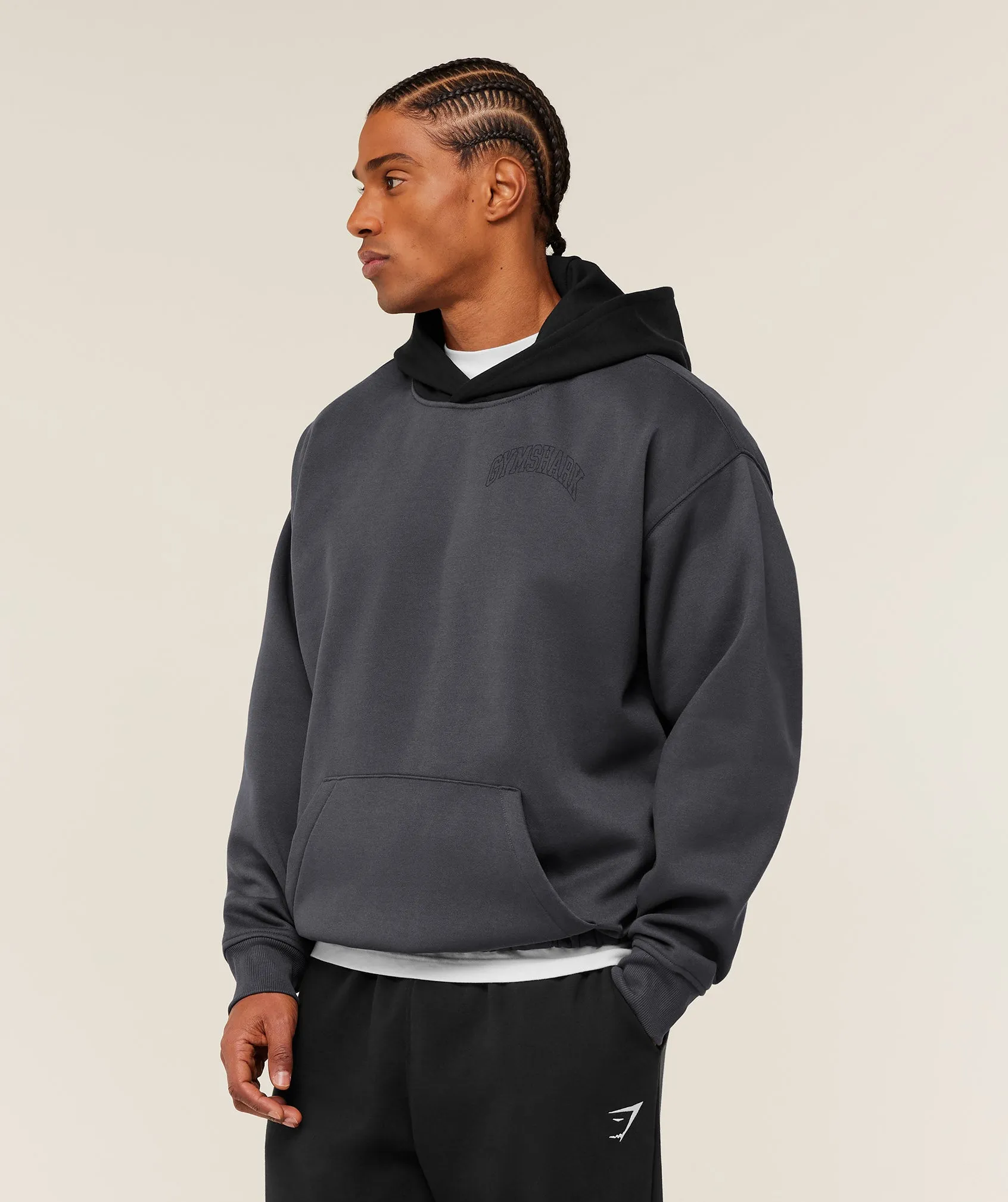 Gymshark Collegiate Tech Hoodie - Onyx Grey sold by Gymshark product image thumbnail 3
