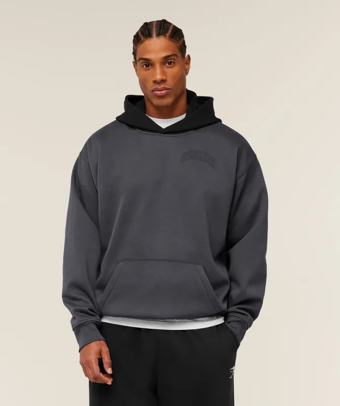 Gymshark Collegiate Tech Hoodie -  Onyx Grey sold by Gymshark