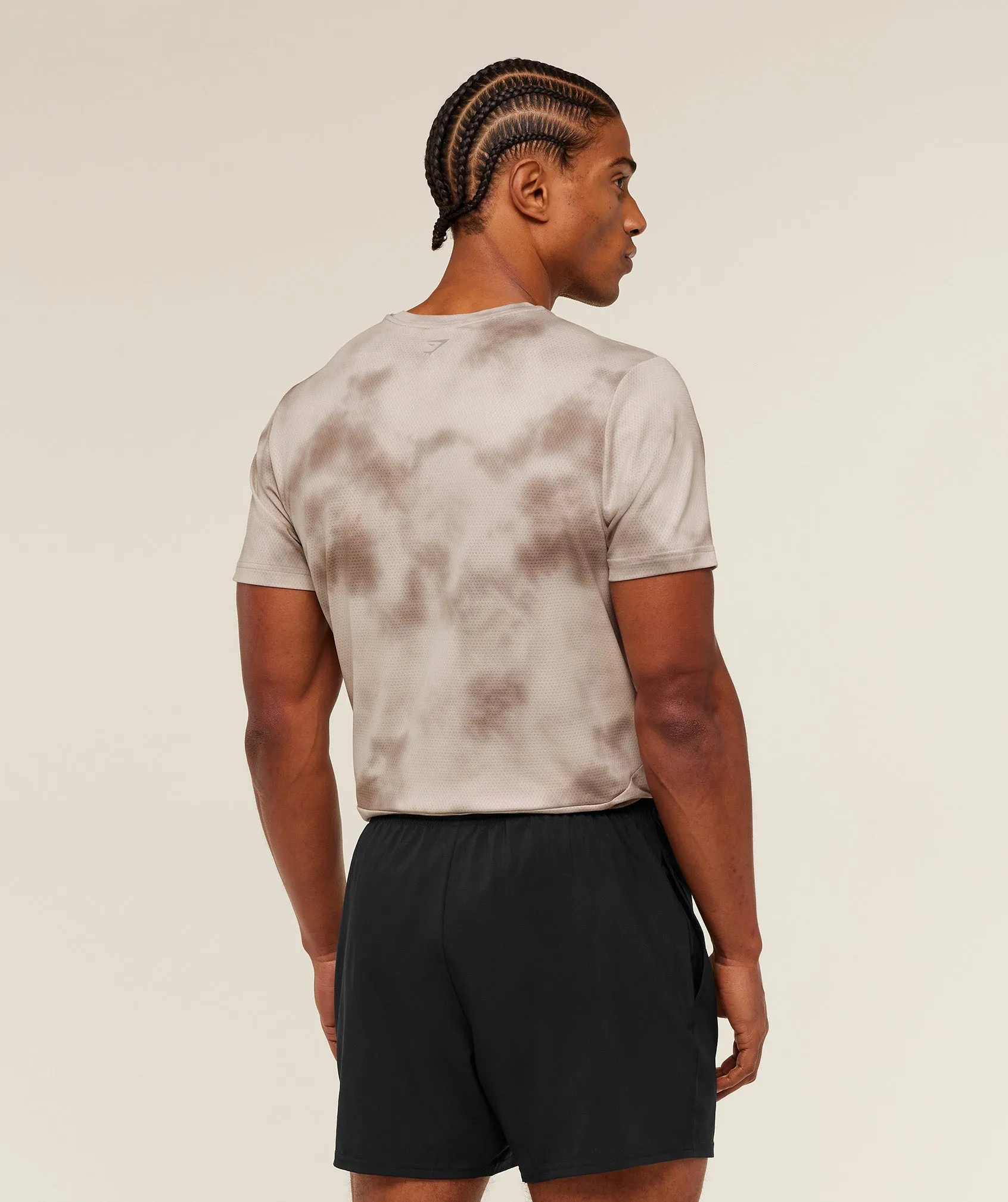 Gymshark Built For More T-Shirt - Pebble Grey sold by Gymshark product image thumbnail 3