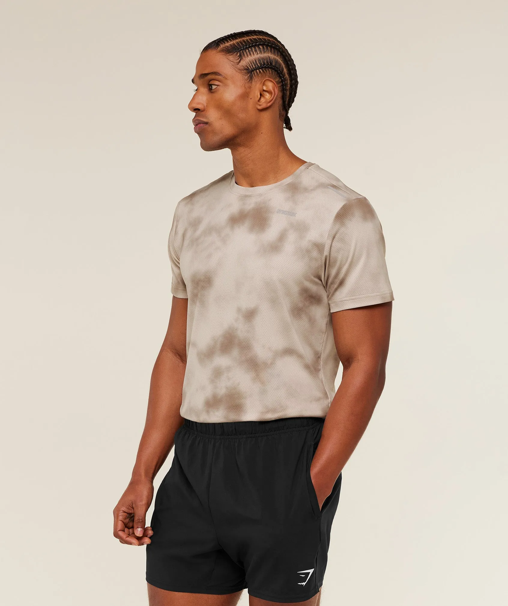 Gymshark Built For More T-Shirt - Pebble Grey sold by Gymshark product image thumbnail 2