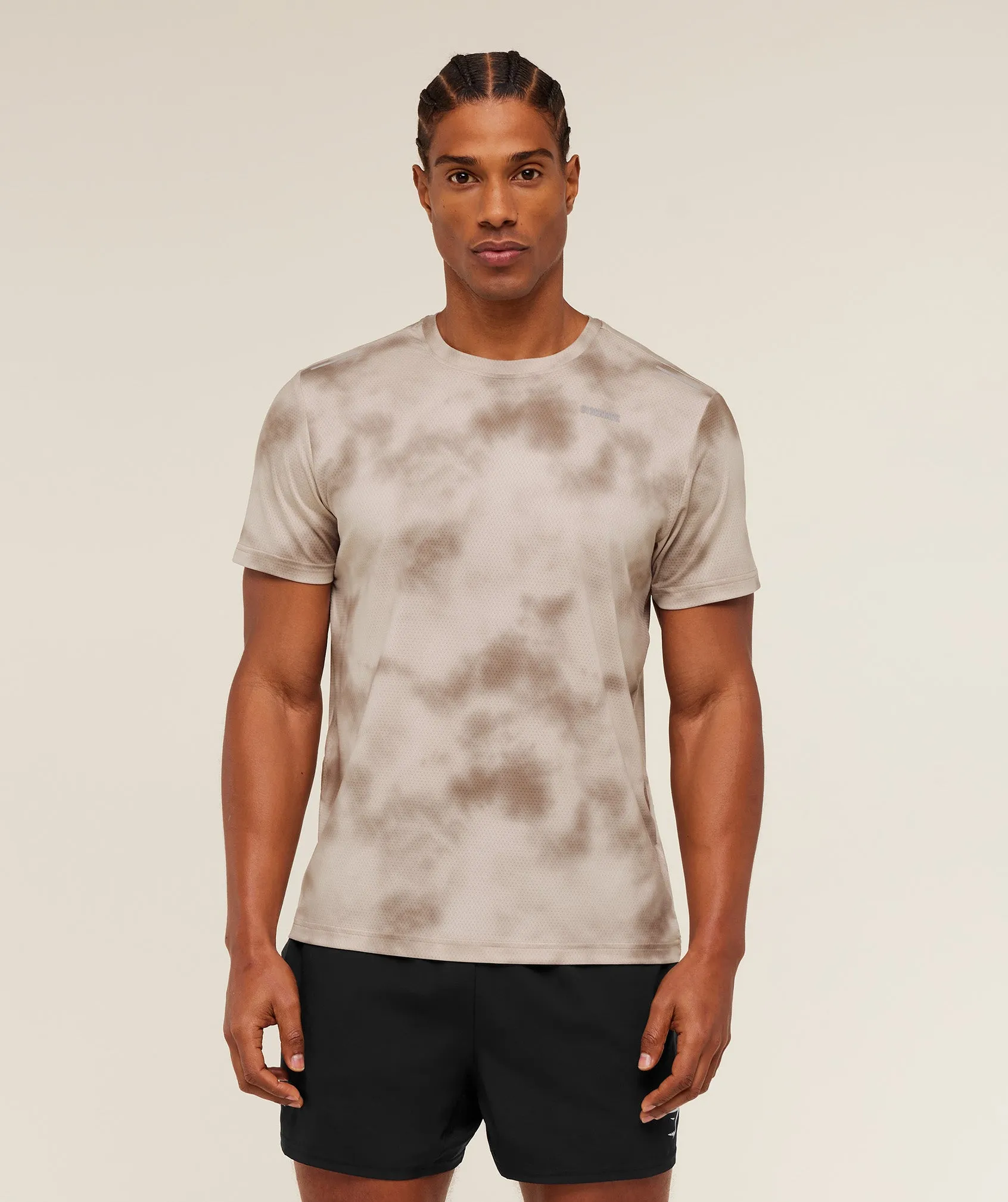 Gymshark Built For More T-Shirt - Pebble Grey sold by Gymshark product image thumbnail 4