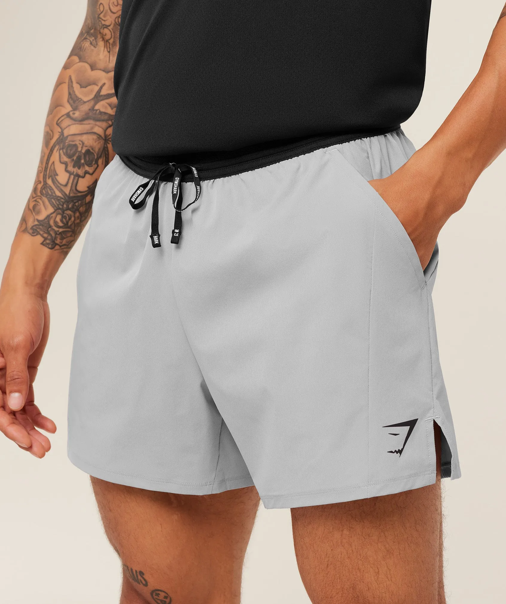 Gymshark Weekend Shorts - Stratus Grey sold by Gymshark product image thumbnail 5