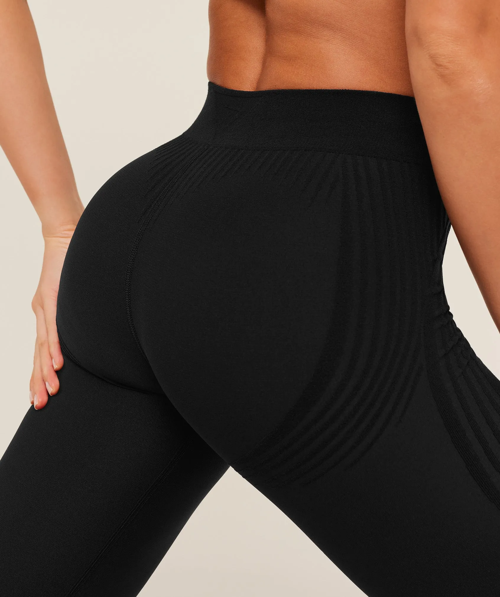 Gymshark Luxe Flared Legging - GS Black sold by Gymshark product image thumbnail 5