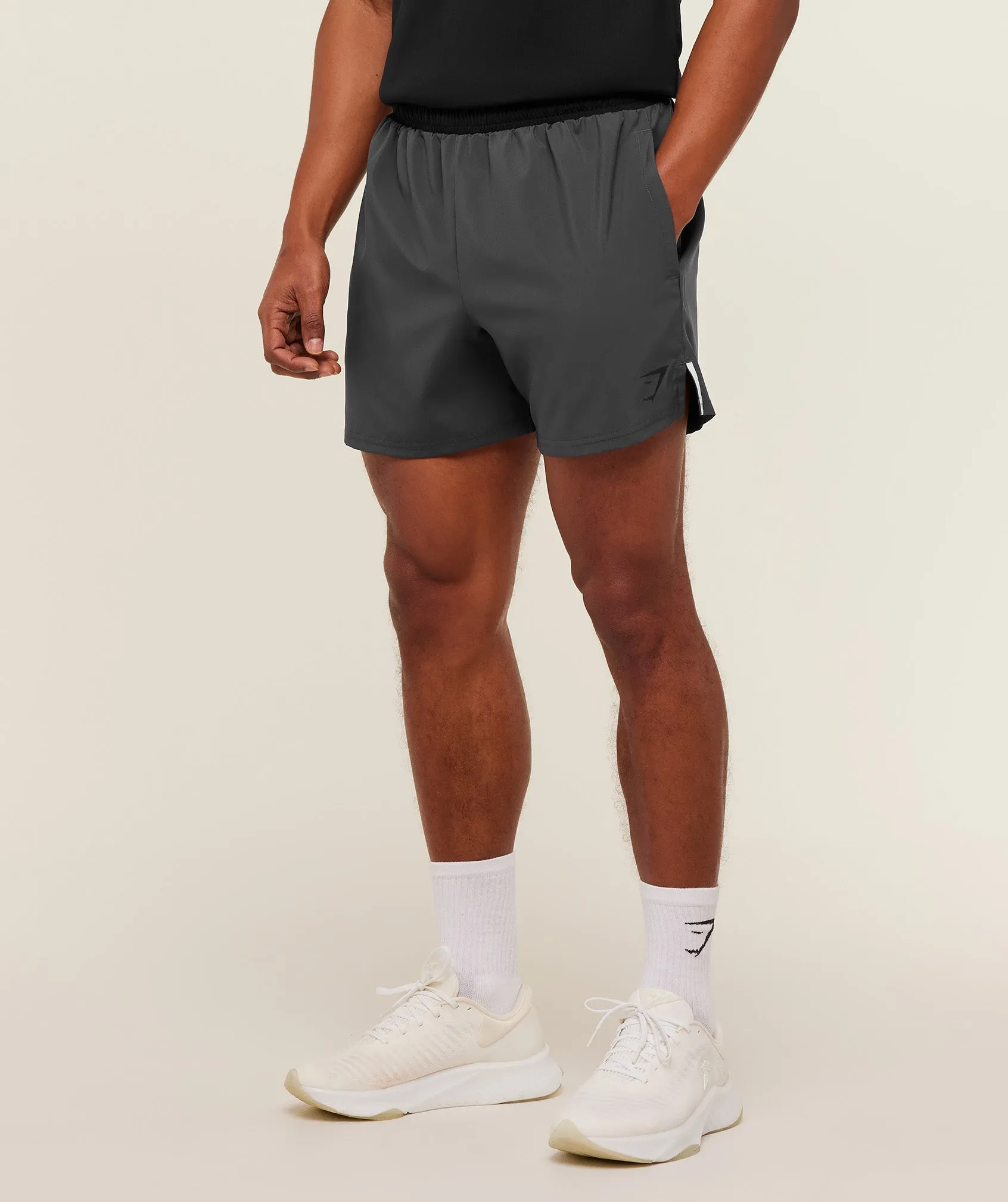 Gymshark Arrival Contrast Shorts - GS Onyx Grey/GS Black sold by Gymshark product image thumbnail 2