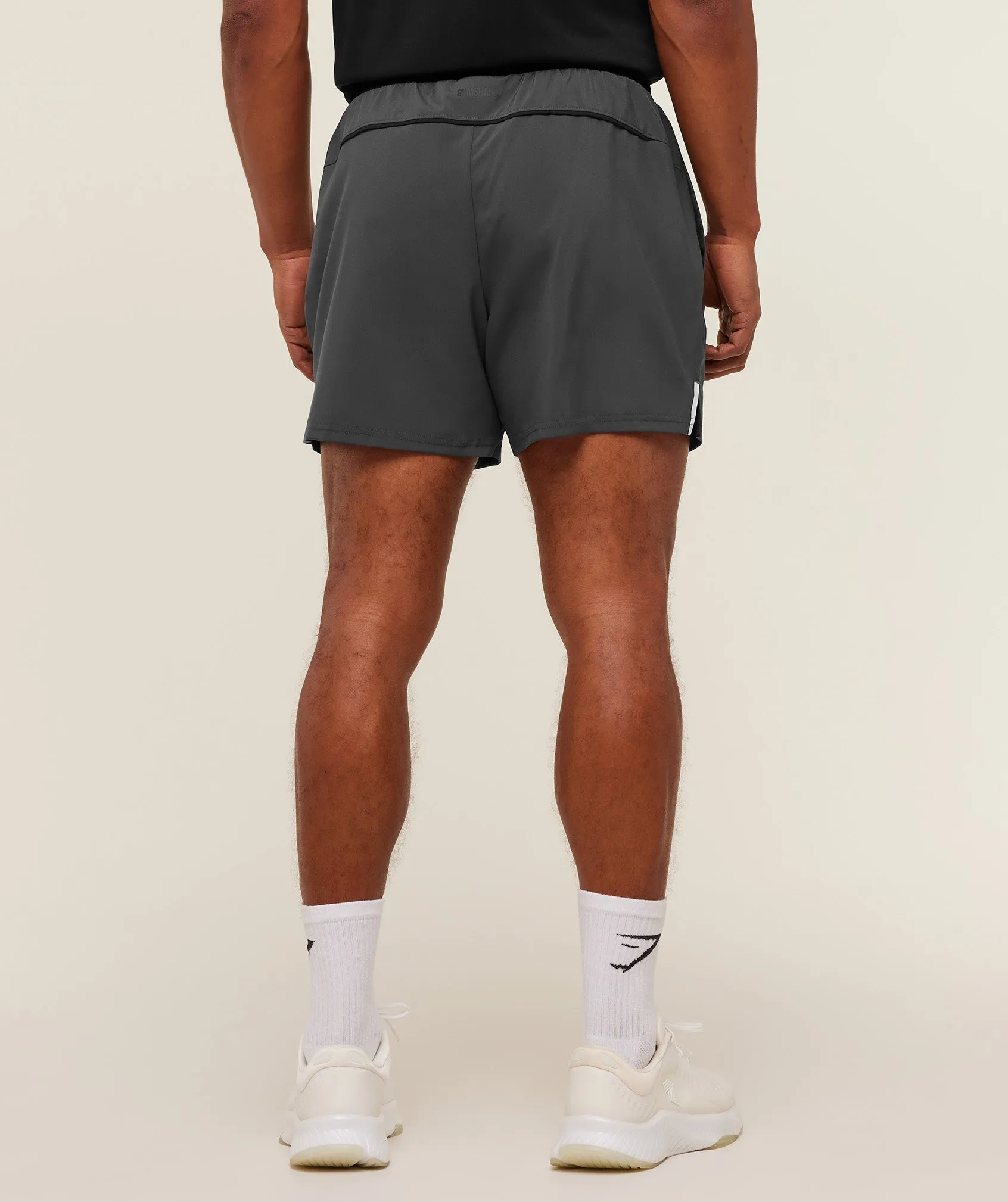 Gymshark Arrival Contrast Shorts - GS Onyx Grey/GS Black sold by Gymshark product image thumbnail 3