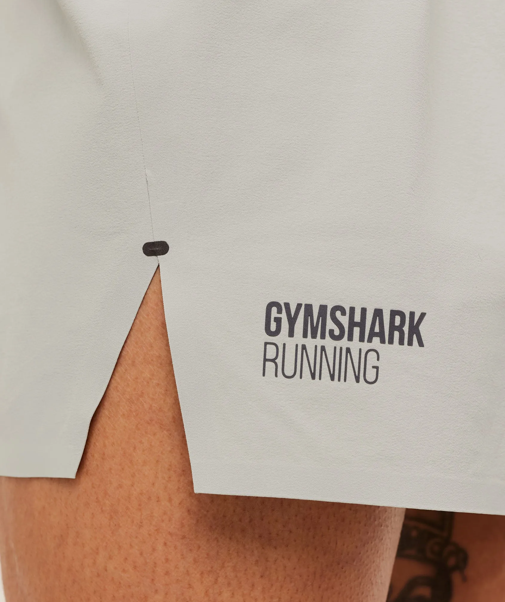 Gymshark Running Elite 5" Short - Stone Grey sold by Gymshark product image thumbnail 5
