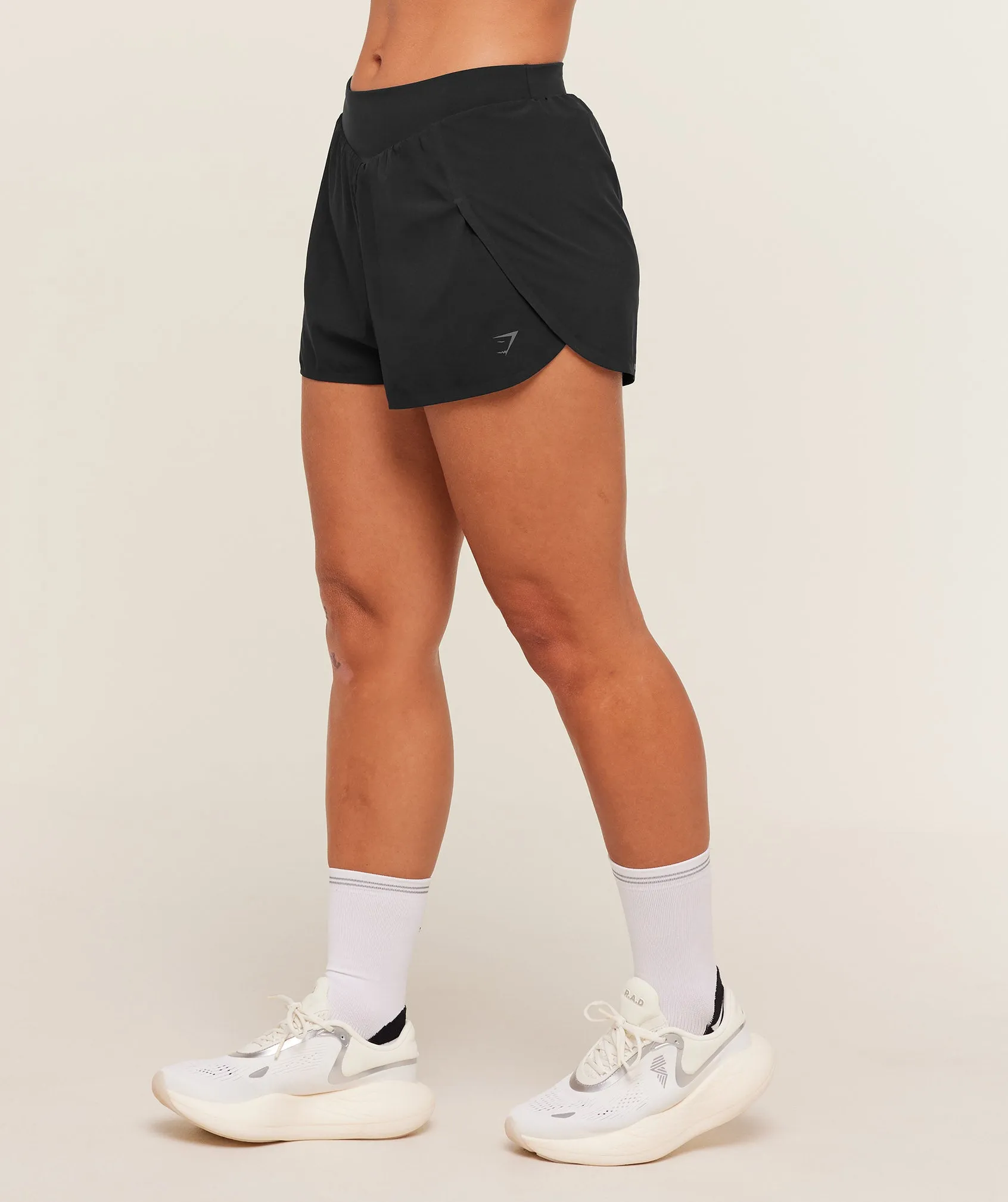 Gymshark Running Elite 4" Loose Fit Shorts - Black sold by Gymshark product image thumbnail 4