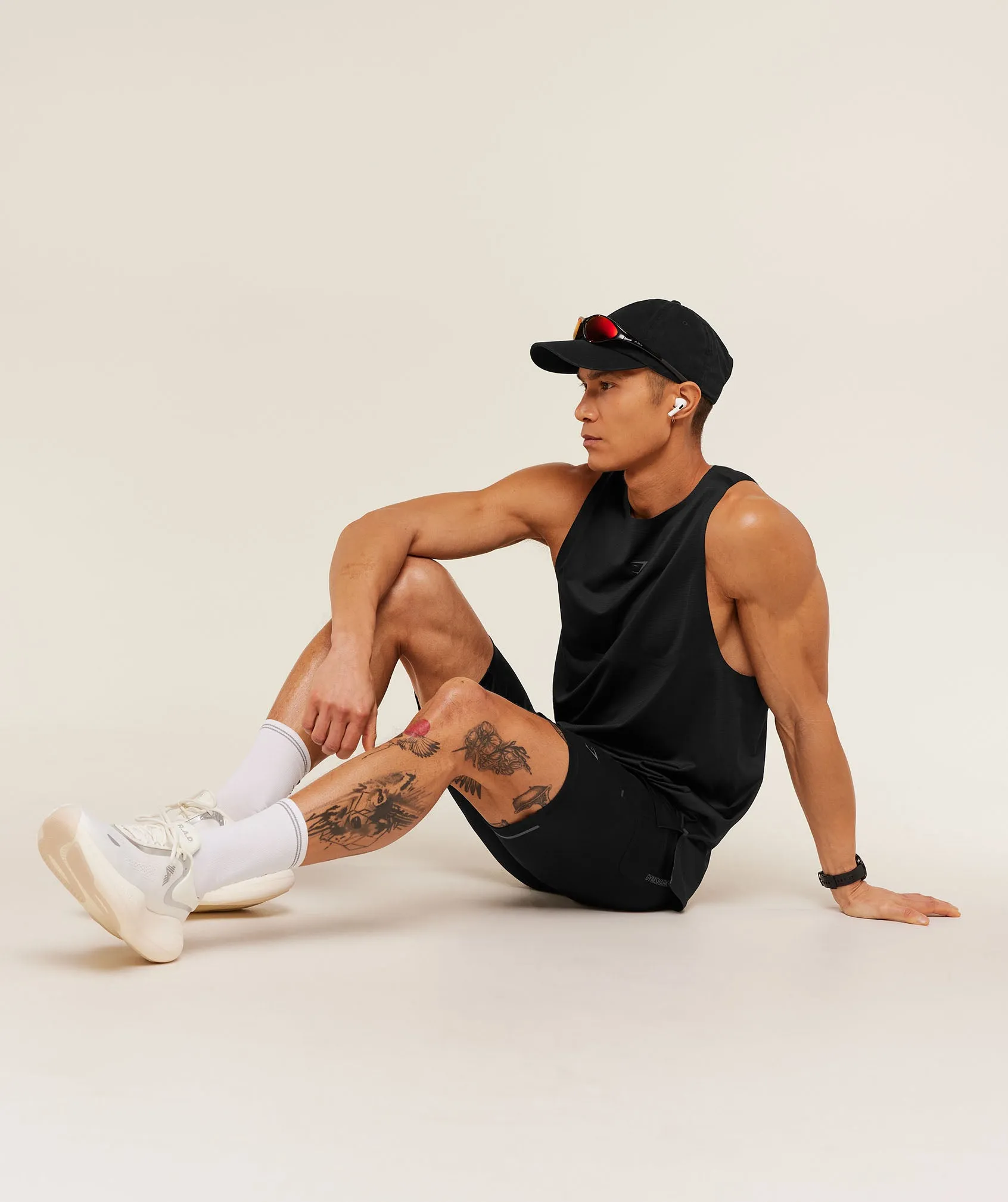 Gymshark Running Elite Tank - Black sold by Gymshark product image thumbnail 4