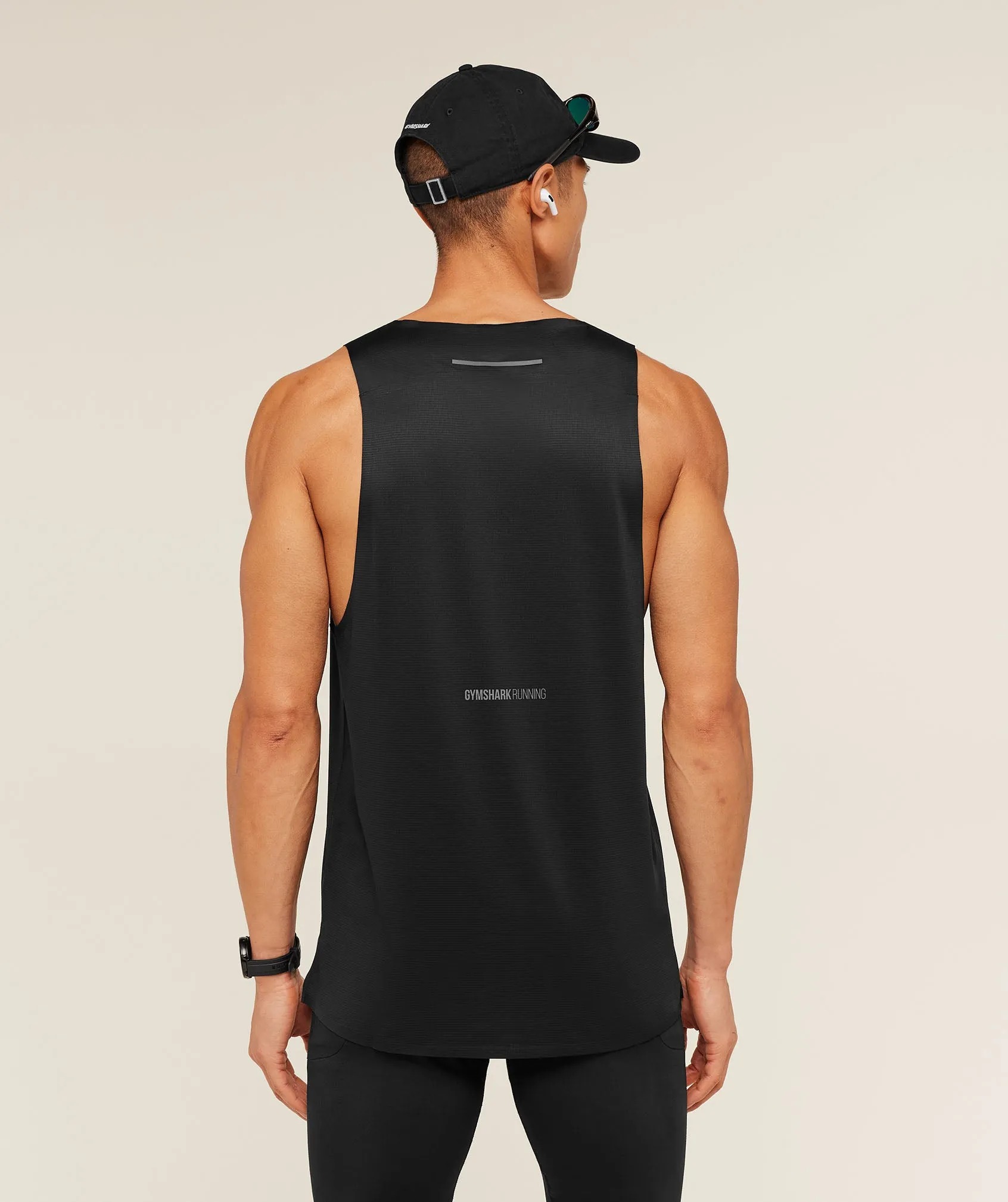 Gymshark Running Elite Tank - Black sold by Gymshark product image thumbnail 3