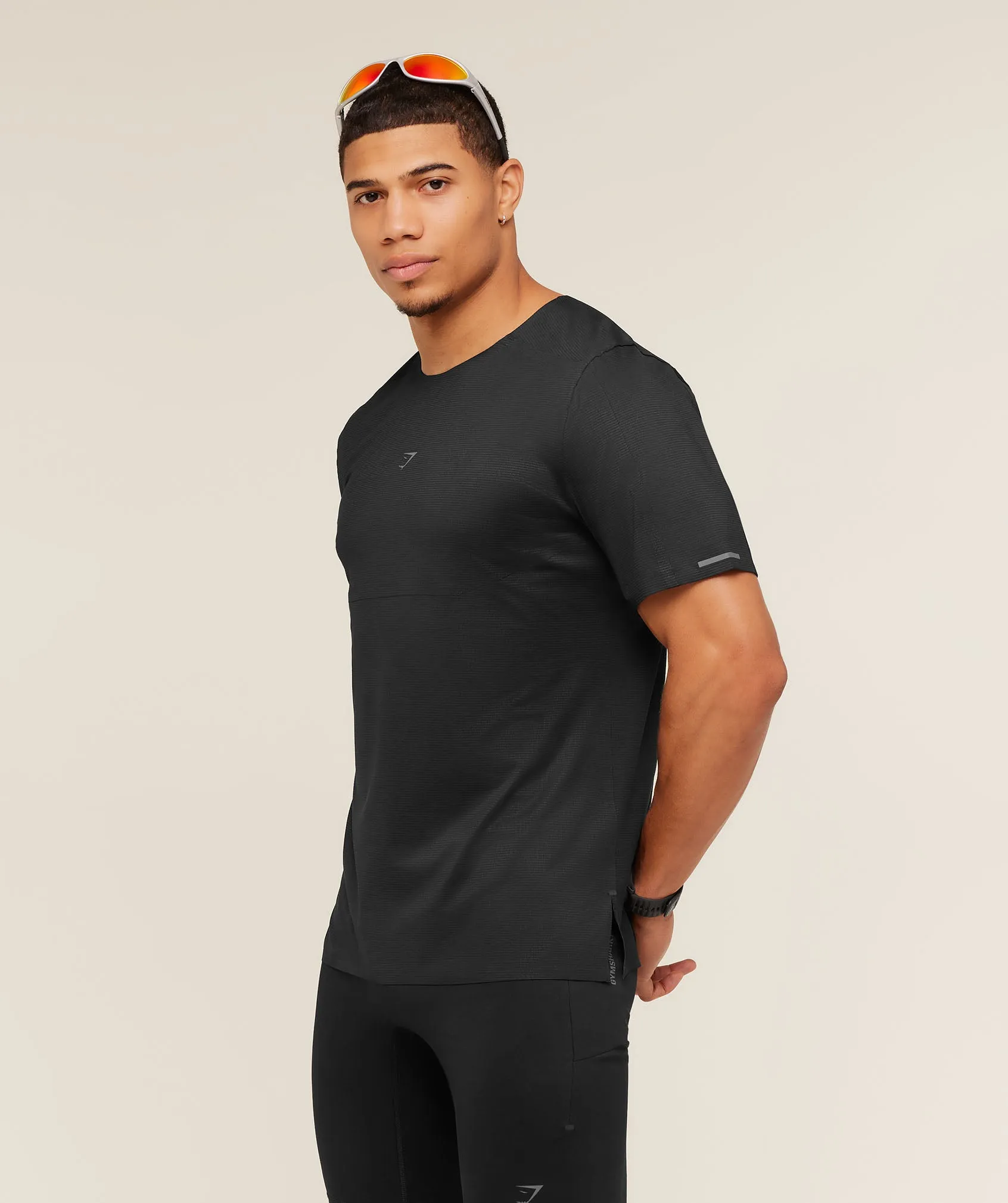 Gymshark Running Elite T-Shirt - Black sold by Gymshark product image thumbnail 3
