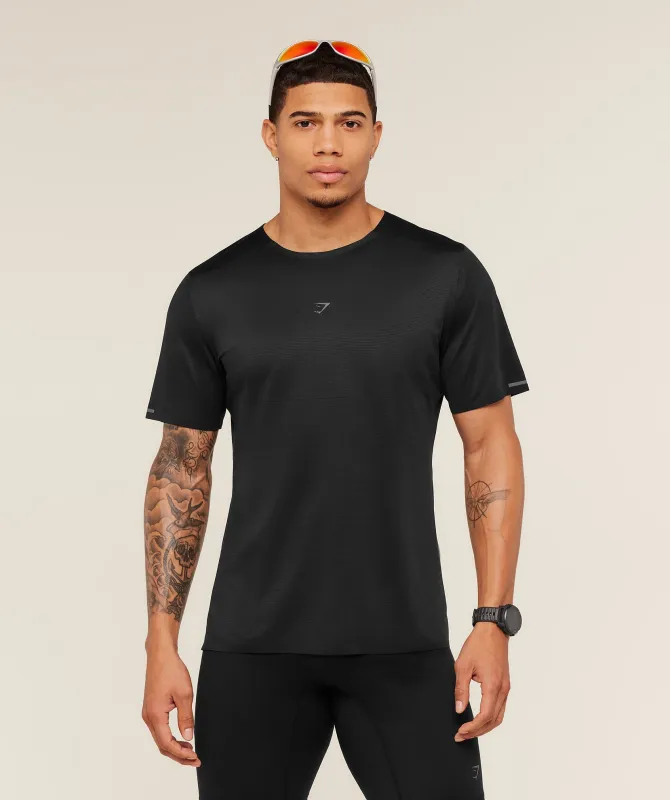 Gymshark Running Elite T-Shirt - Black sold by Gymshark
