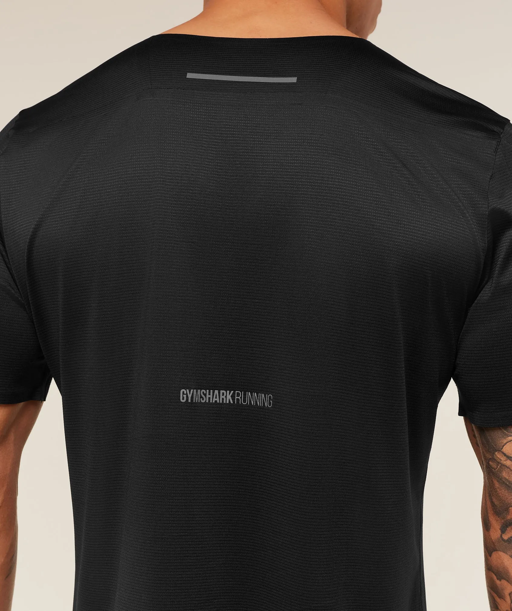 Gymshark Running Elite T-Shirt - Black sold by Gymshark product image thumbnail 5