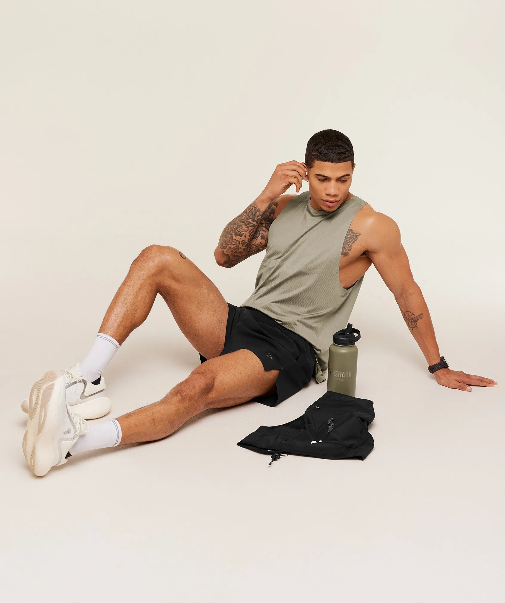 Gymshark Running Elite 5" Short - Black sold by Gymshark product image thumbnail 4