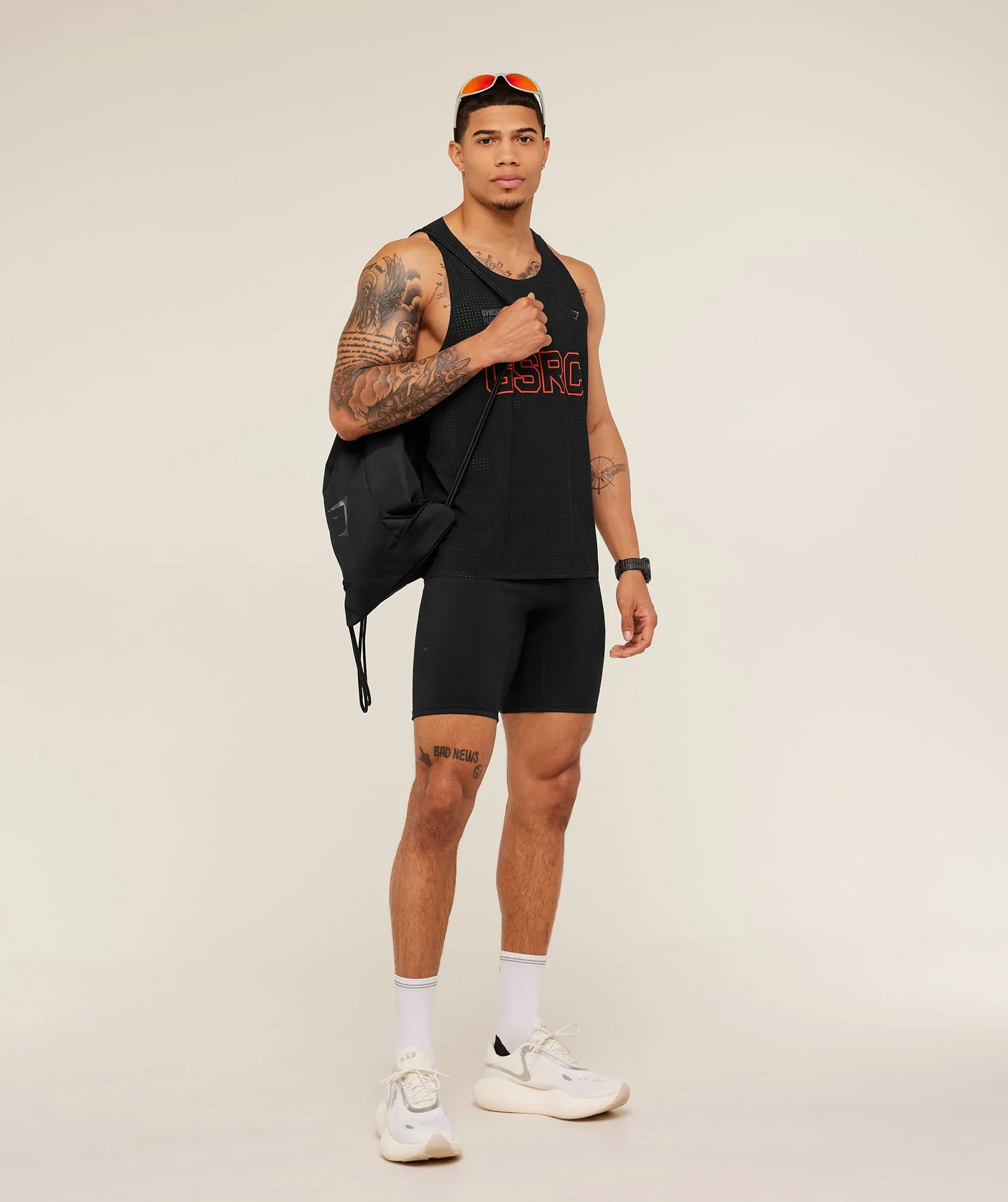 Gymshark Running Elite Race Half Tight - Black sold by Gymshark product image thumbnail 4