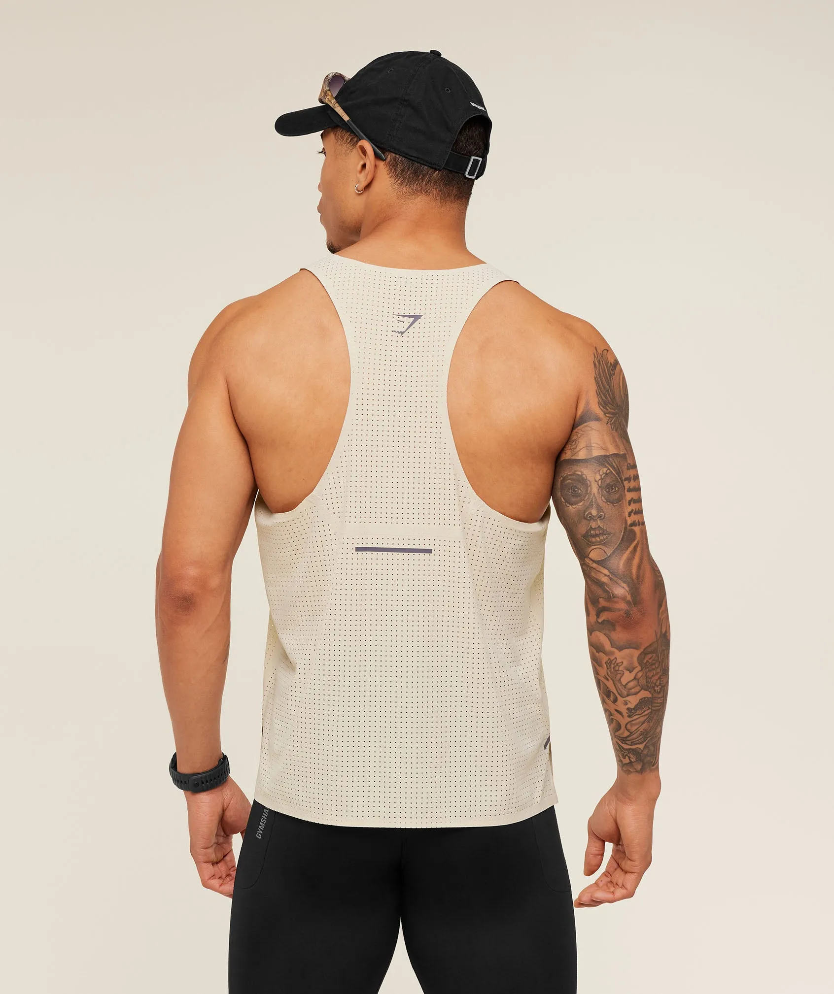 Gymshark Running Elite Race Vest - Pebble Grey sold by Gymshark product image thumbnail 2